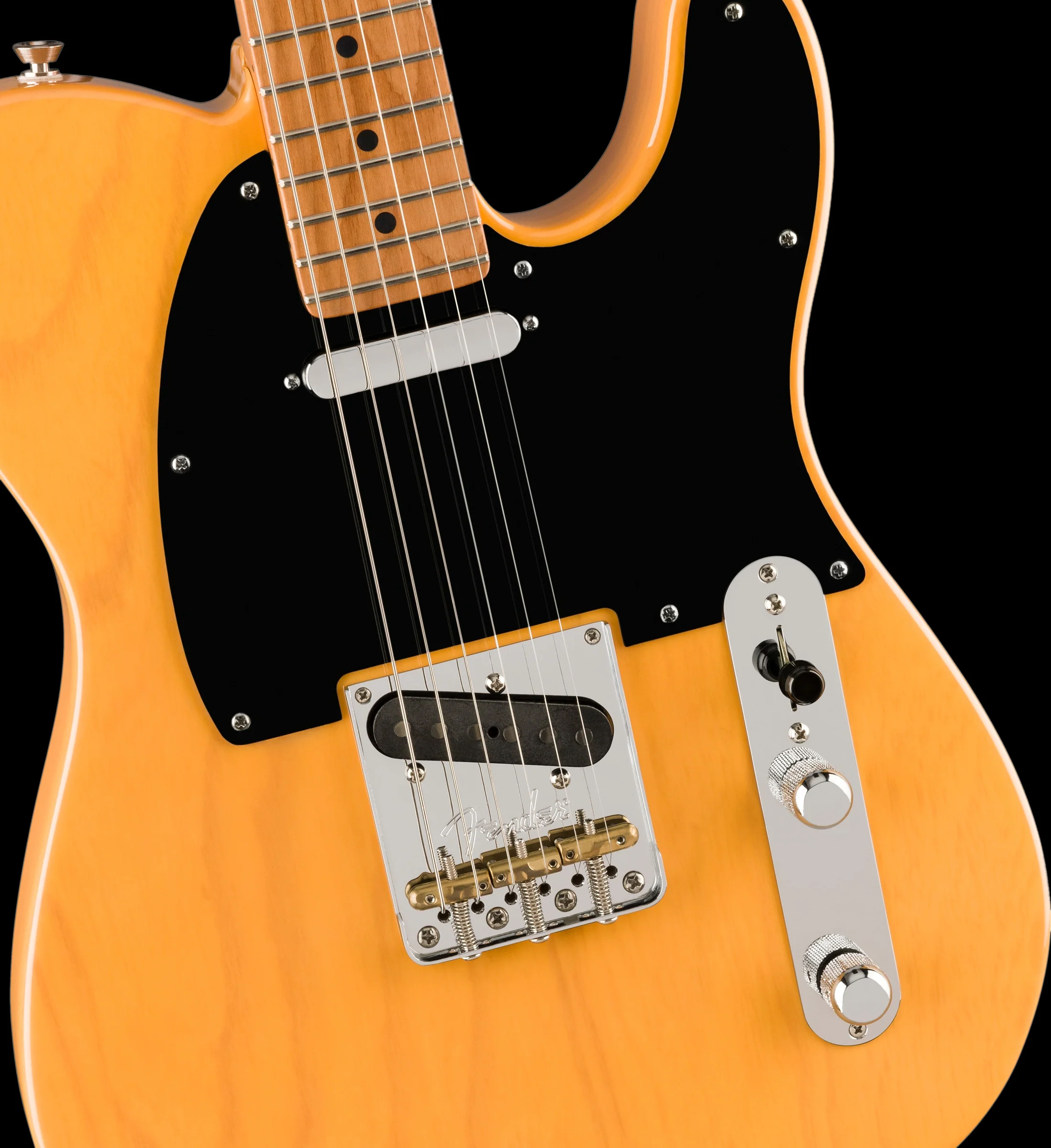Fender Dealer Exclusive American Professional II Telecaster Roasted Maple Butterscotch Blonde with Case - Image 4