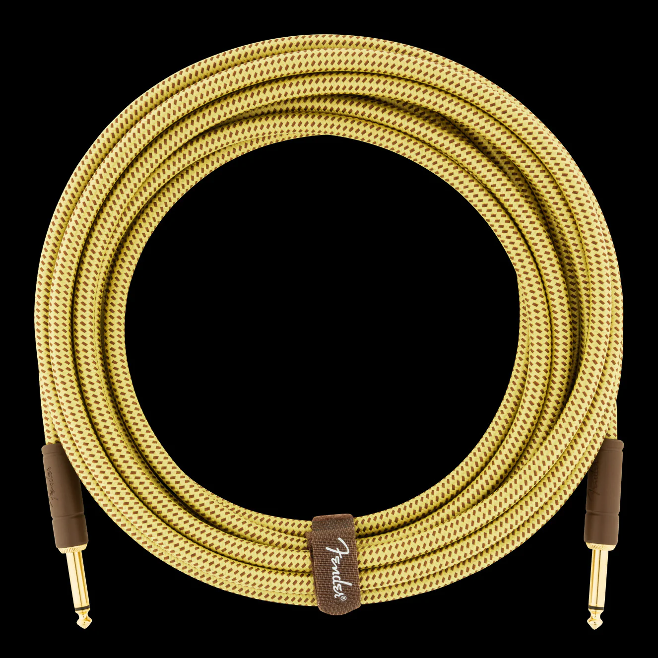 Fender Deluxe 10-ft. Instrument Cable Tweed - 990820089 - Image 2