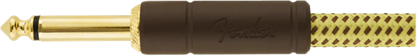 Fender Deluxe 25-ft. Tweed Instrument Cable - Image 3