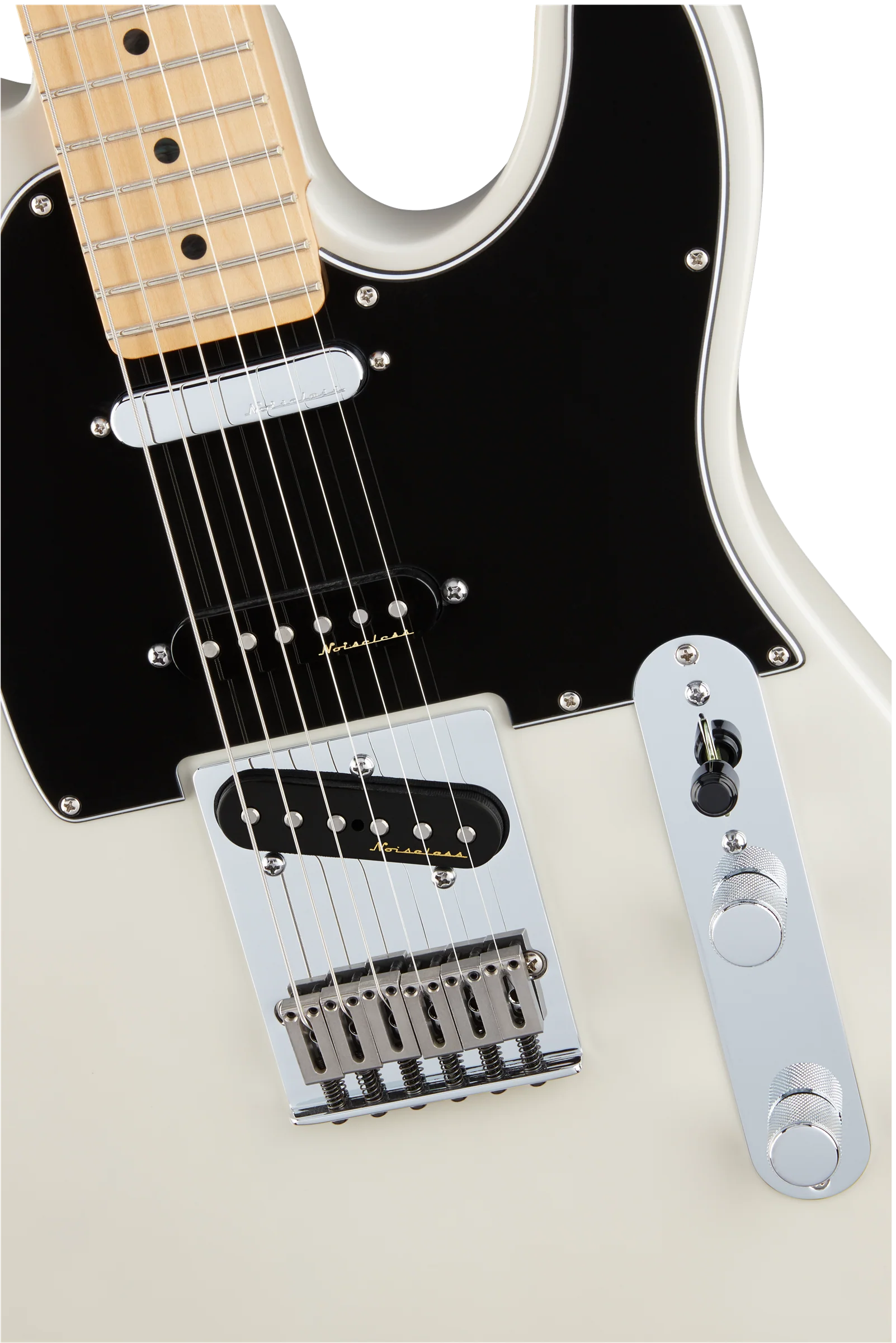 Fender Deluxe Nashville Tele - White Blonde with Maple Fingerboard - Image 3
