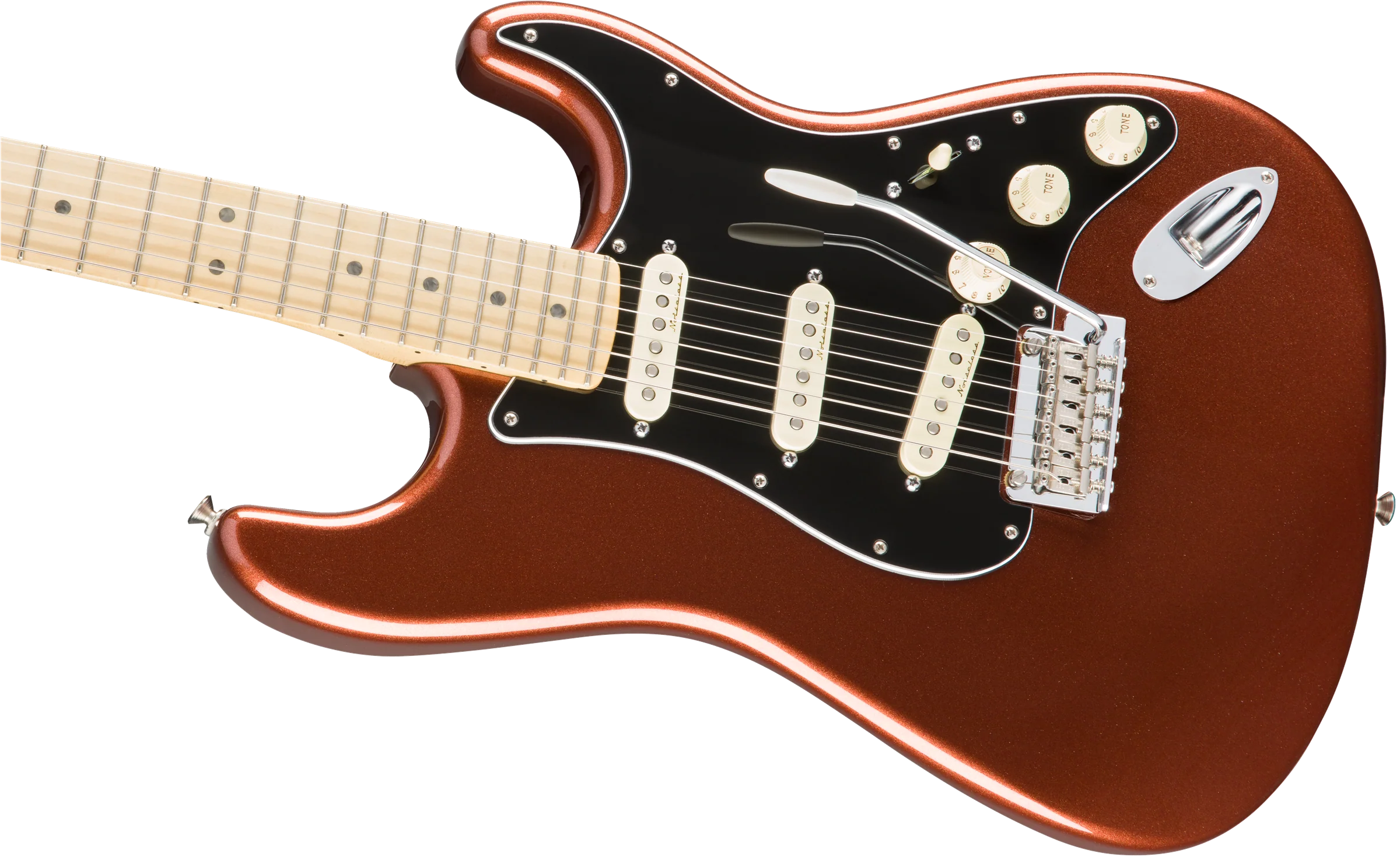 Fender Deluxe Roadhouse Stratocaster Maple Fingerboard Classic Copper - Image 5