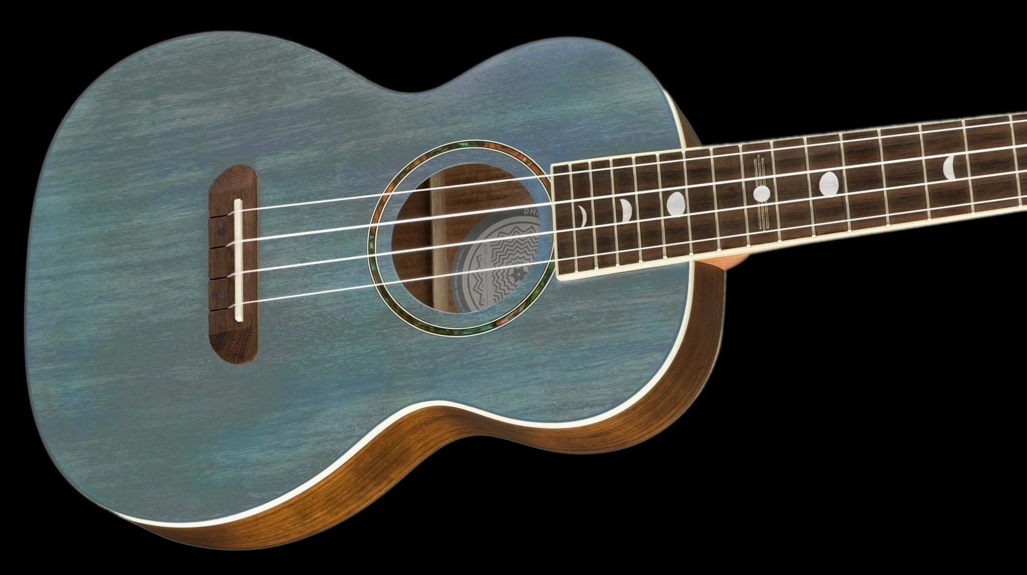 Fender Dhani Harrison Tenor Ukulele Turquoise With Gig Bag - Image 5