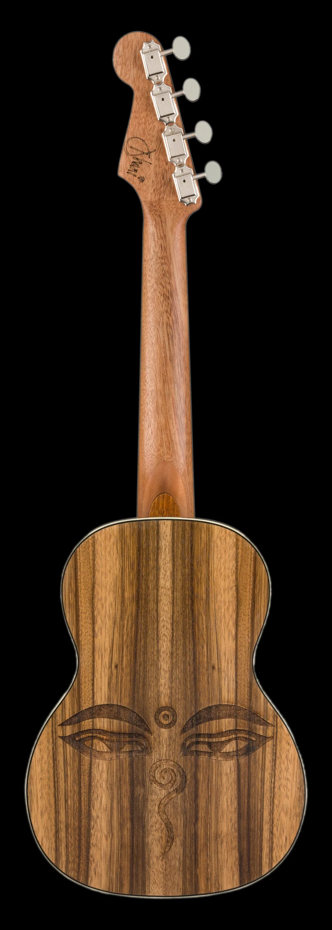 Fender Dhani Harrison Ukulele Sapphire Blue with Gig Bag - Image 3