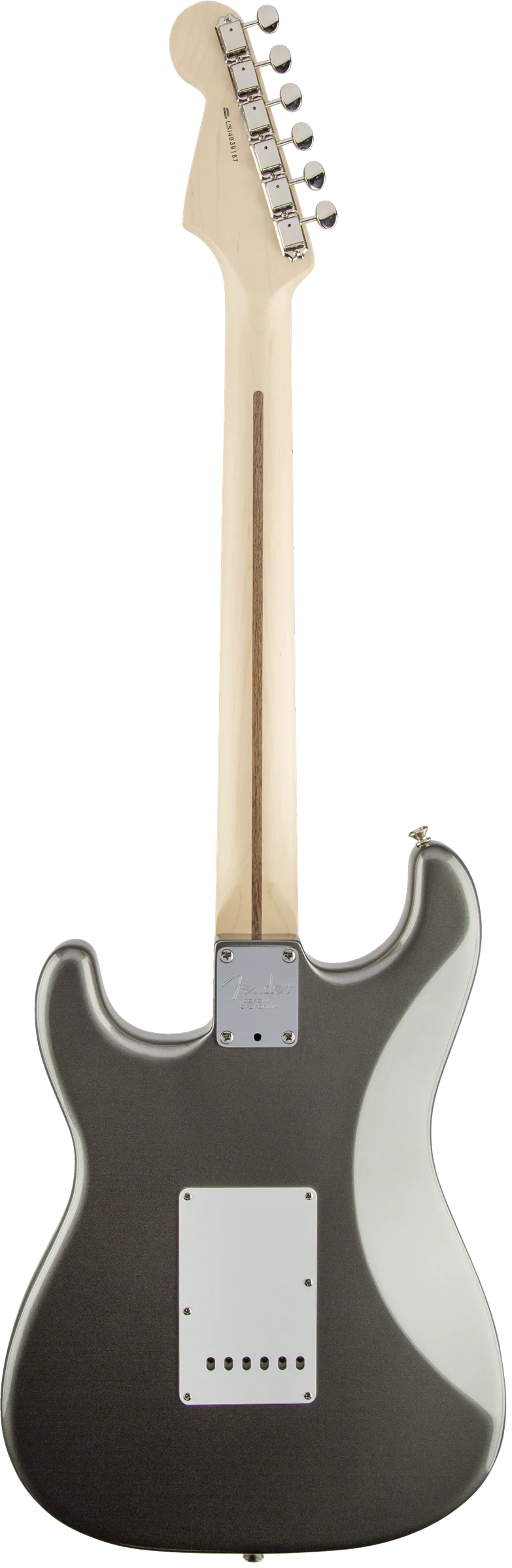 Fender Artist Series Eric Clapton Stratocaster Maple "Blackie" Pewter With Case - Image 3