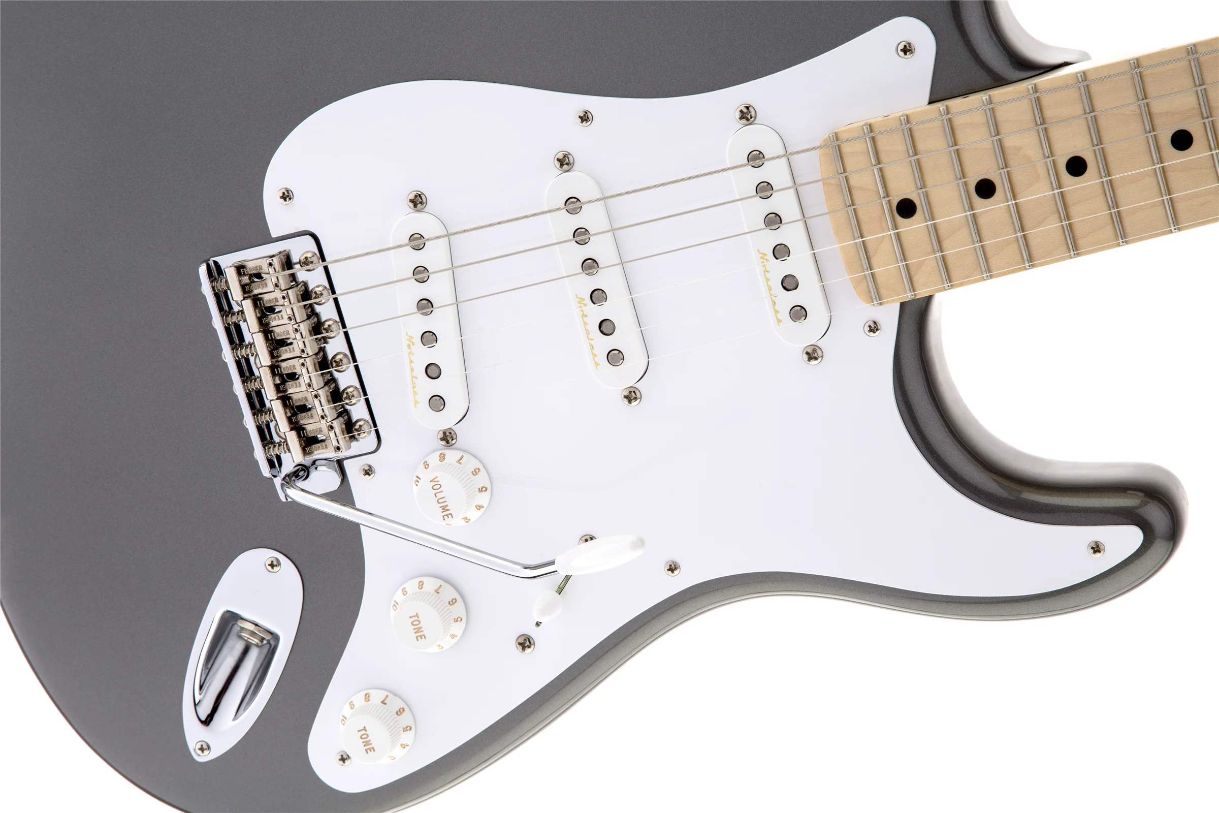 Fender Artist Series Eric Clapton Stratocaster Maple "Blackie" Pewter With Case - Image 8