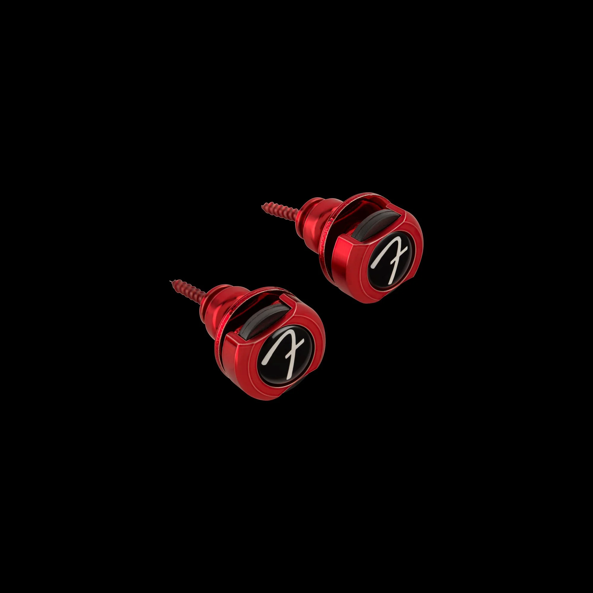 Fender 'F' Locks Infinity Strap Locks Red