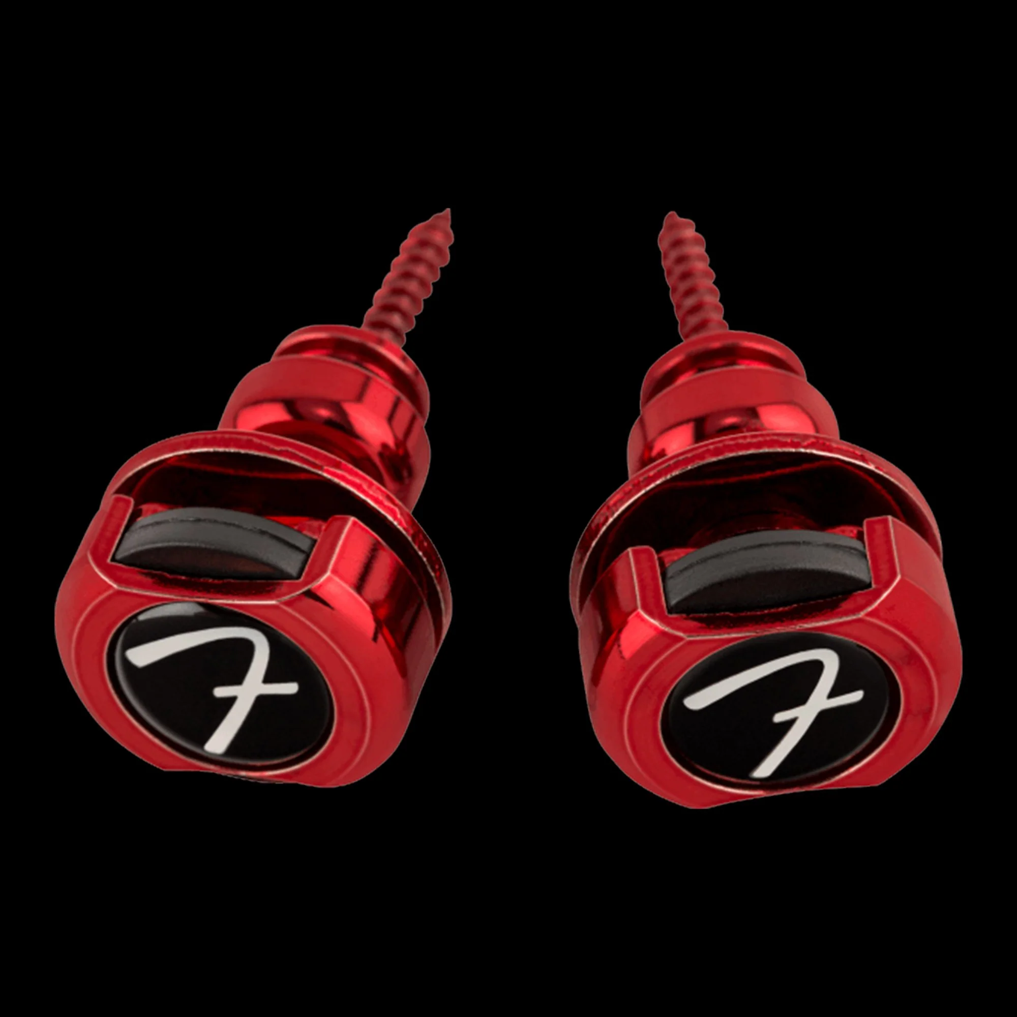 Fender 'F' Locks Infinity Strap Locks Red - Image 2