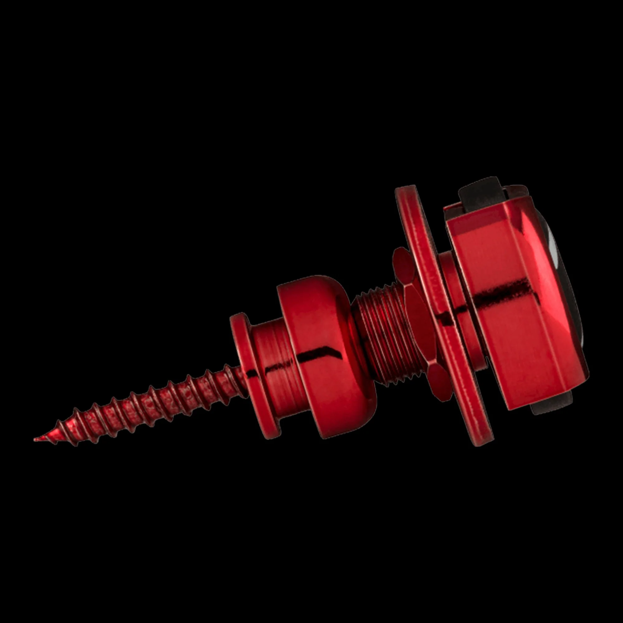Fender 'F' Locks Infinity Strap Locks Red - Image 4