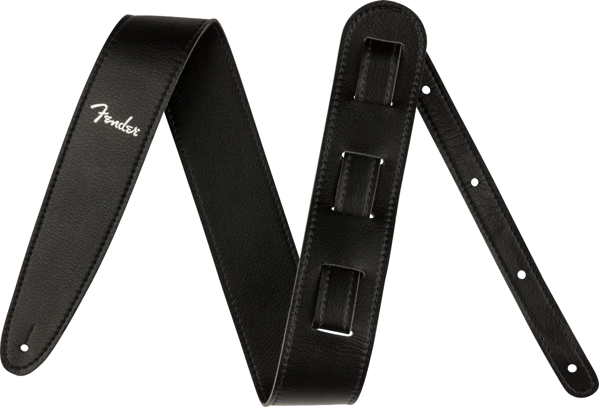 Fender Fender Vegan Leather Strap Black 2.5"