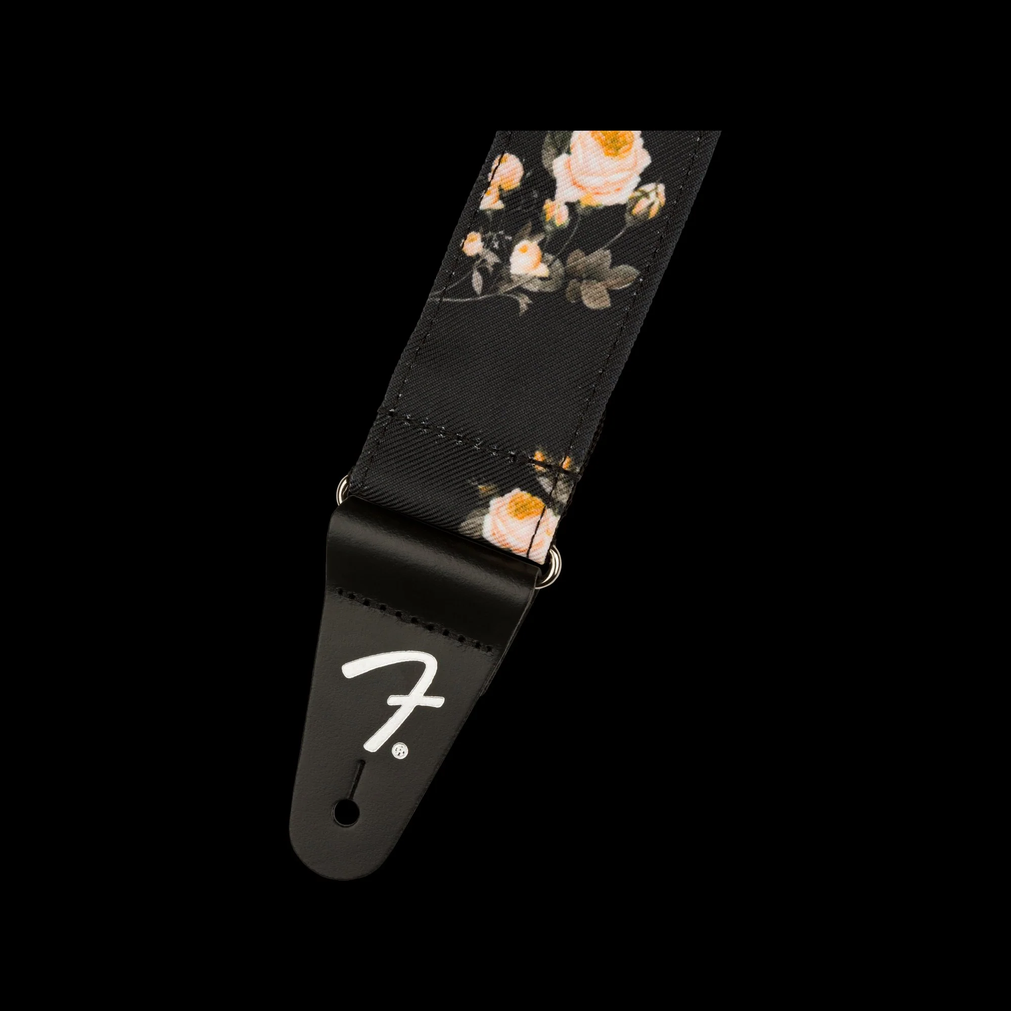 Fender Floral Strap Black 2" Strap - Image 2