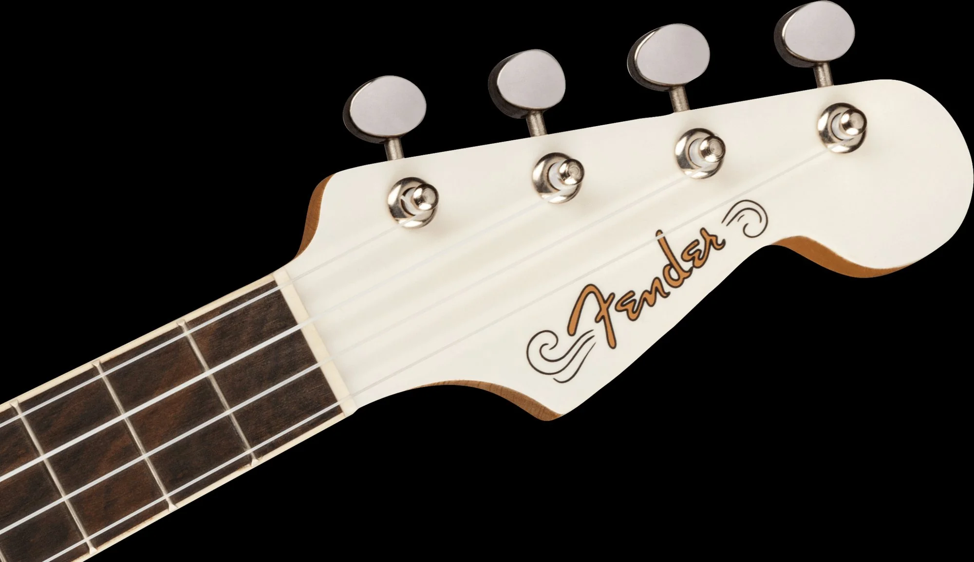 Fender Fullerton Jazzmaster Concert Uke Olympic White - Image 8