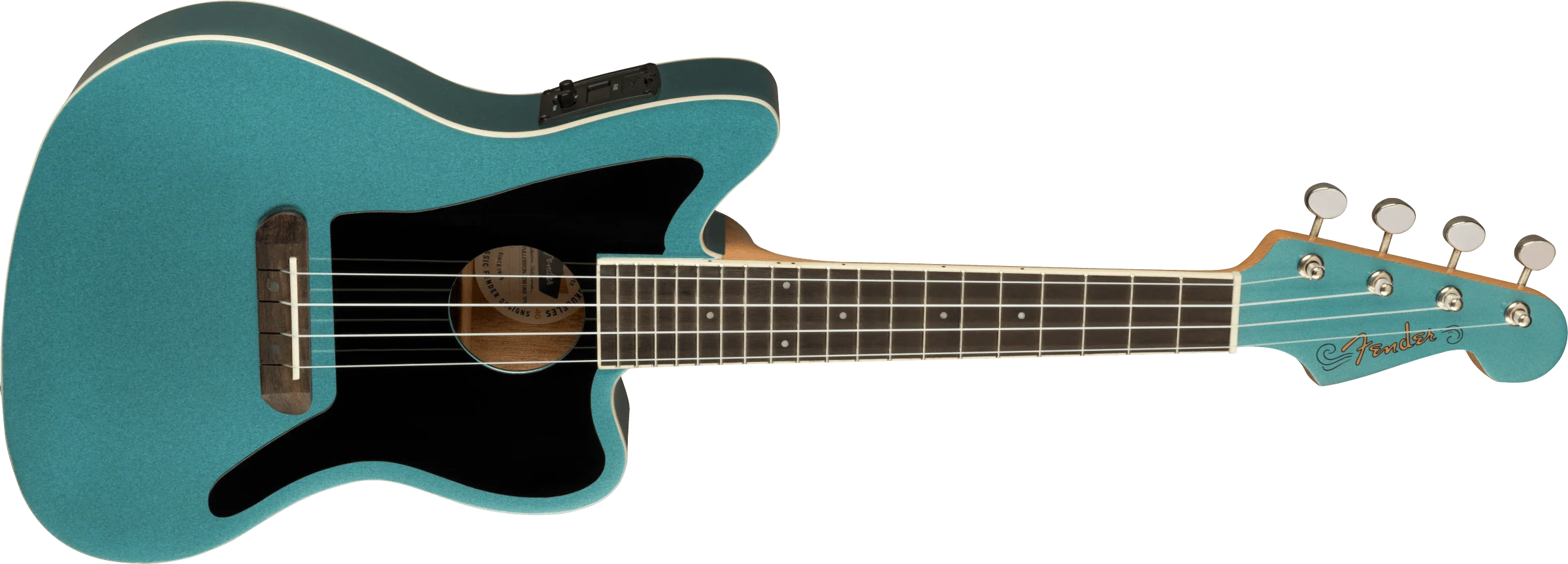 Fender Fullerton Jazzmaster Concert Uke Tidepool - Image 3