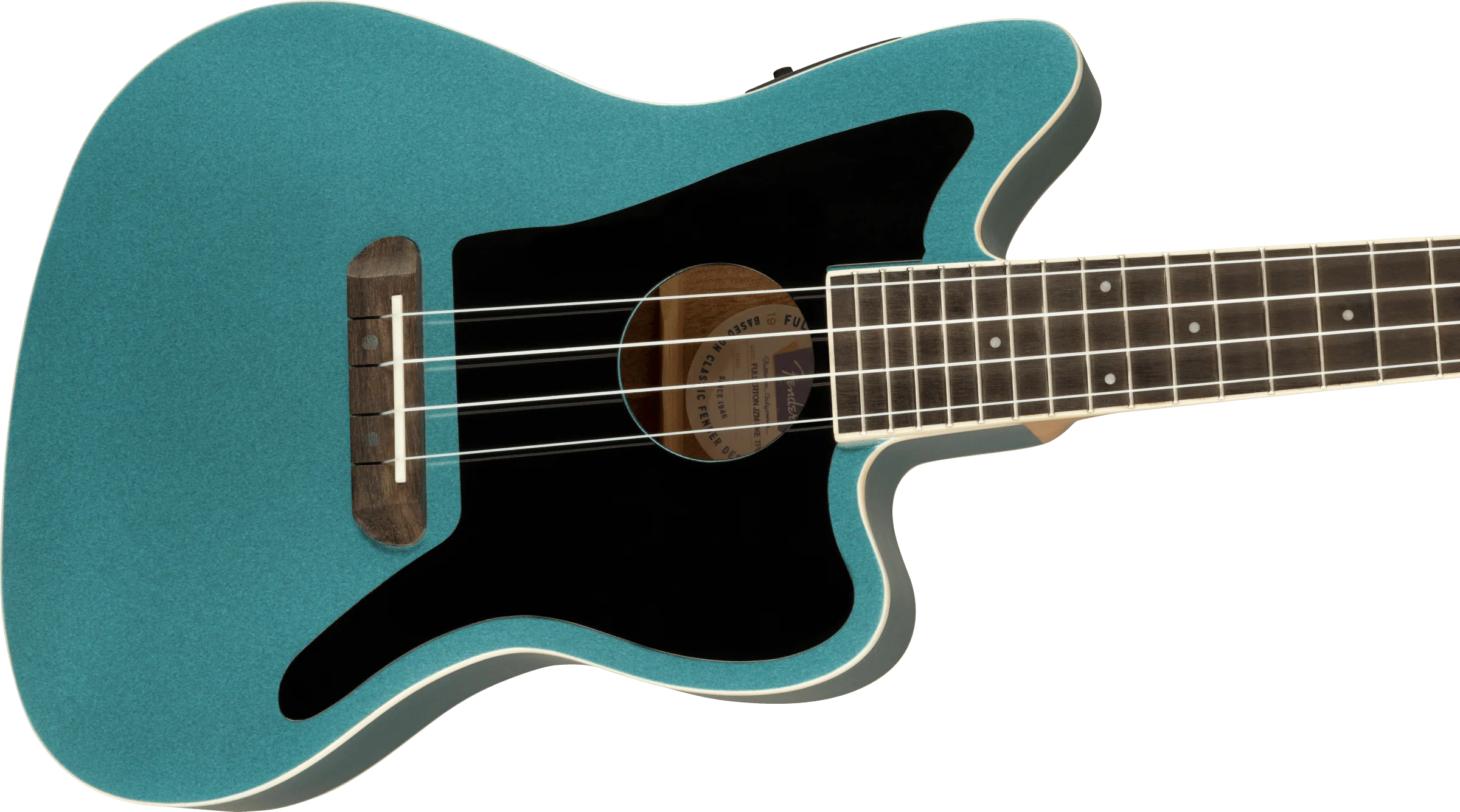 Fender Fullerton Jazzmaster Concert Uke Tidepool - Image 4