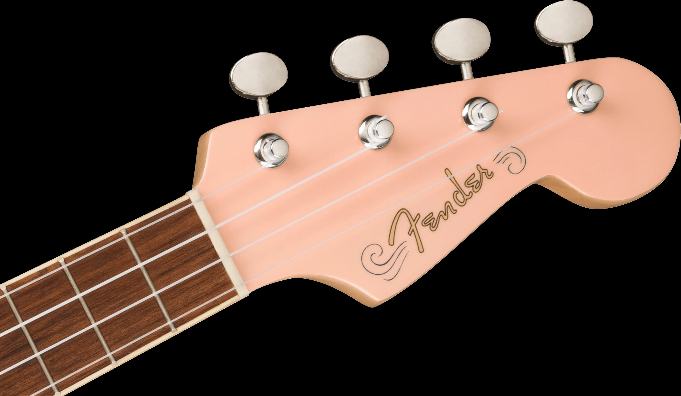 Fender Fullerton Jazzmaster Ukulele Shell Pink - Image 8