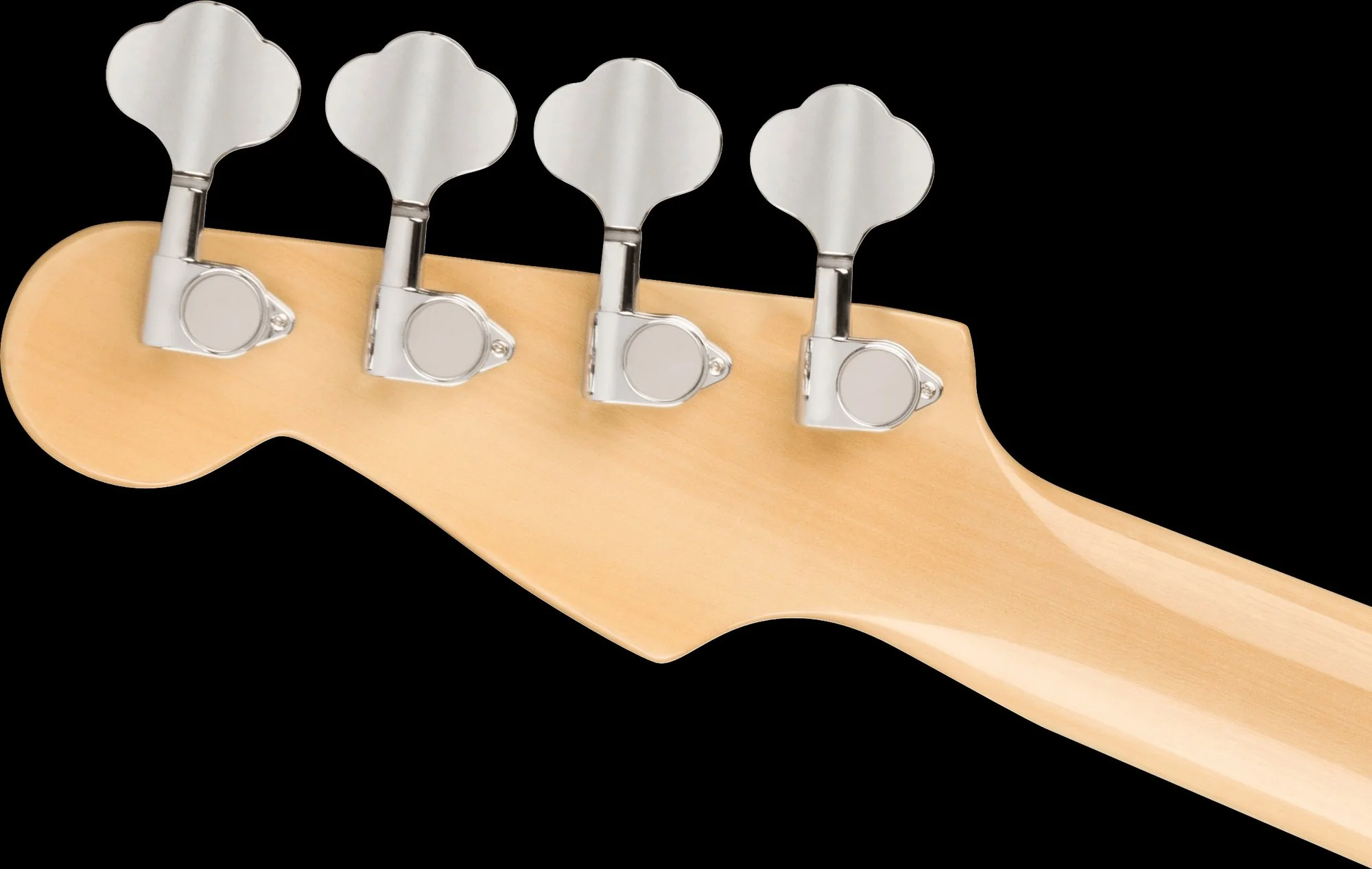 Fender Fullerton Precision Bass Uke Walnut Fingerboard Tortoiseshell Pickguard Olympic White - Image 7
