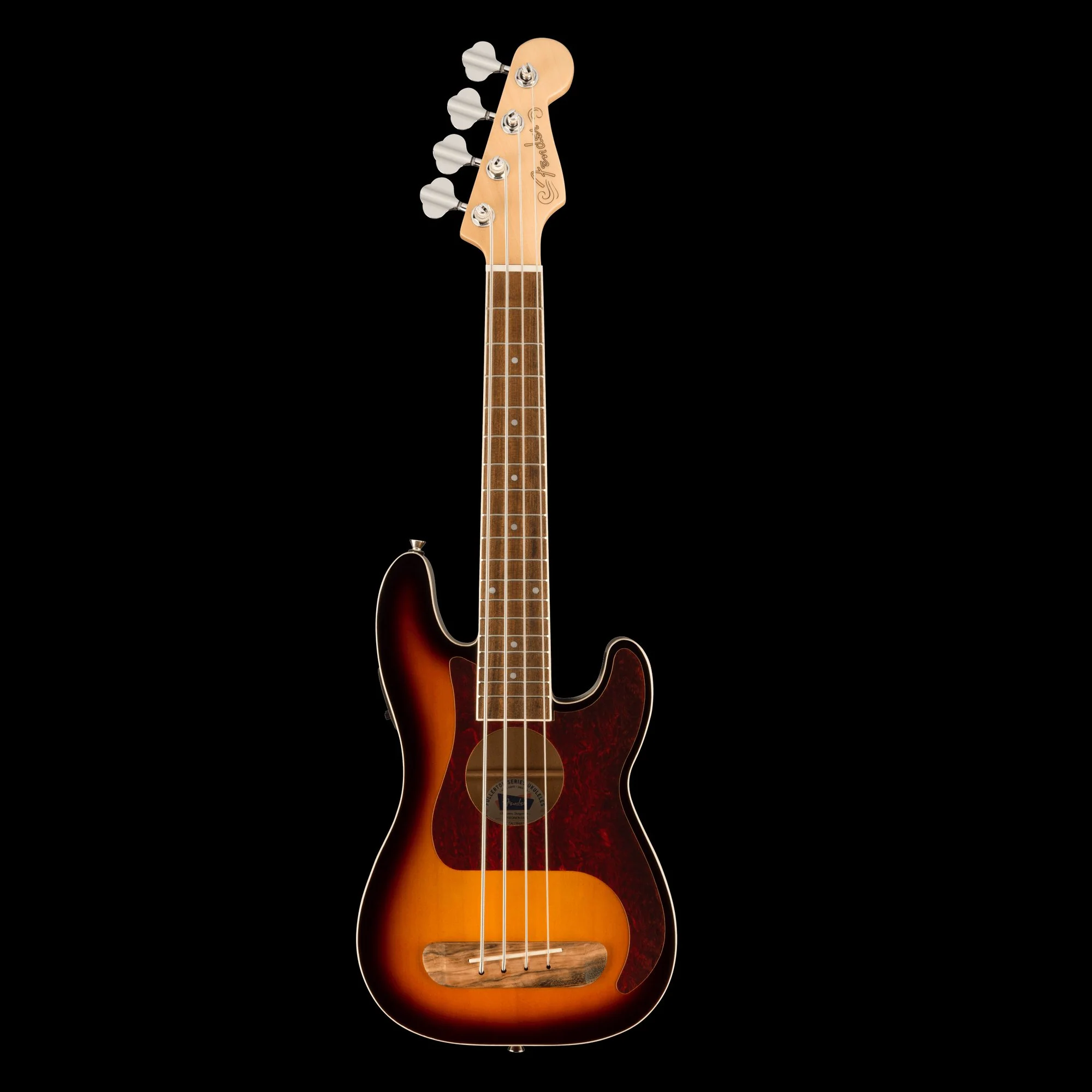 Fender Fullerton Precision Bass Ukulele 3-Color Sunburst - Image 3