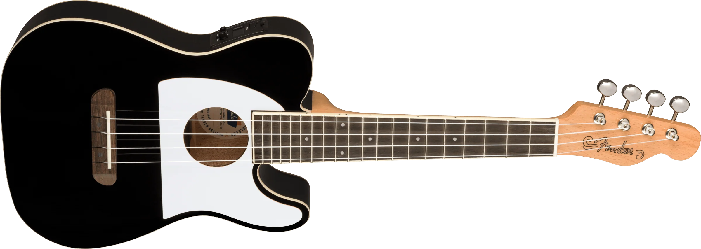 Fender Fullerton Tele Uke Black - Image 3