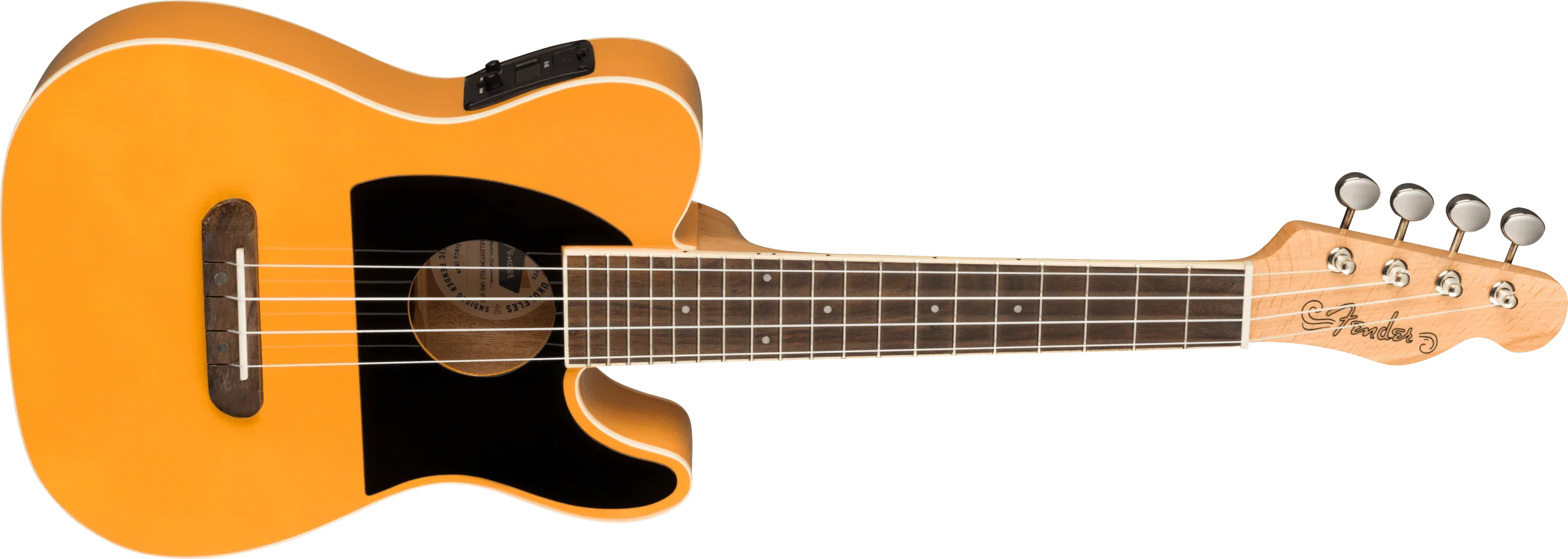 Fender Fullerton Tele Uke Butterscotch Blonde - Image 3