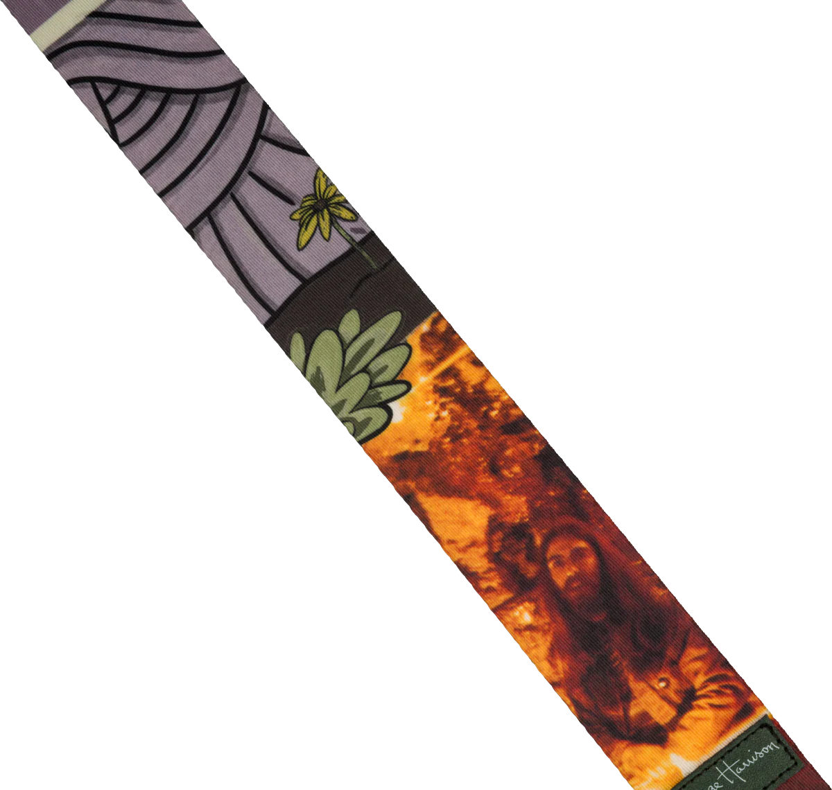 Fender George Harrison All Things Must Pass Friar Park Strap Multi 2" Strap - Image 5