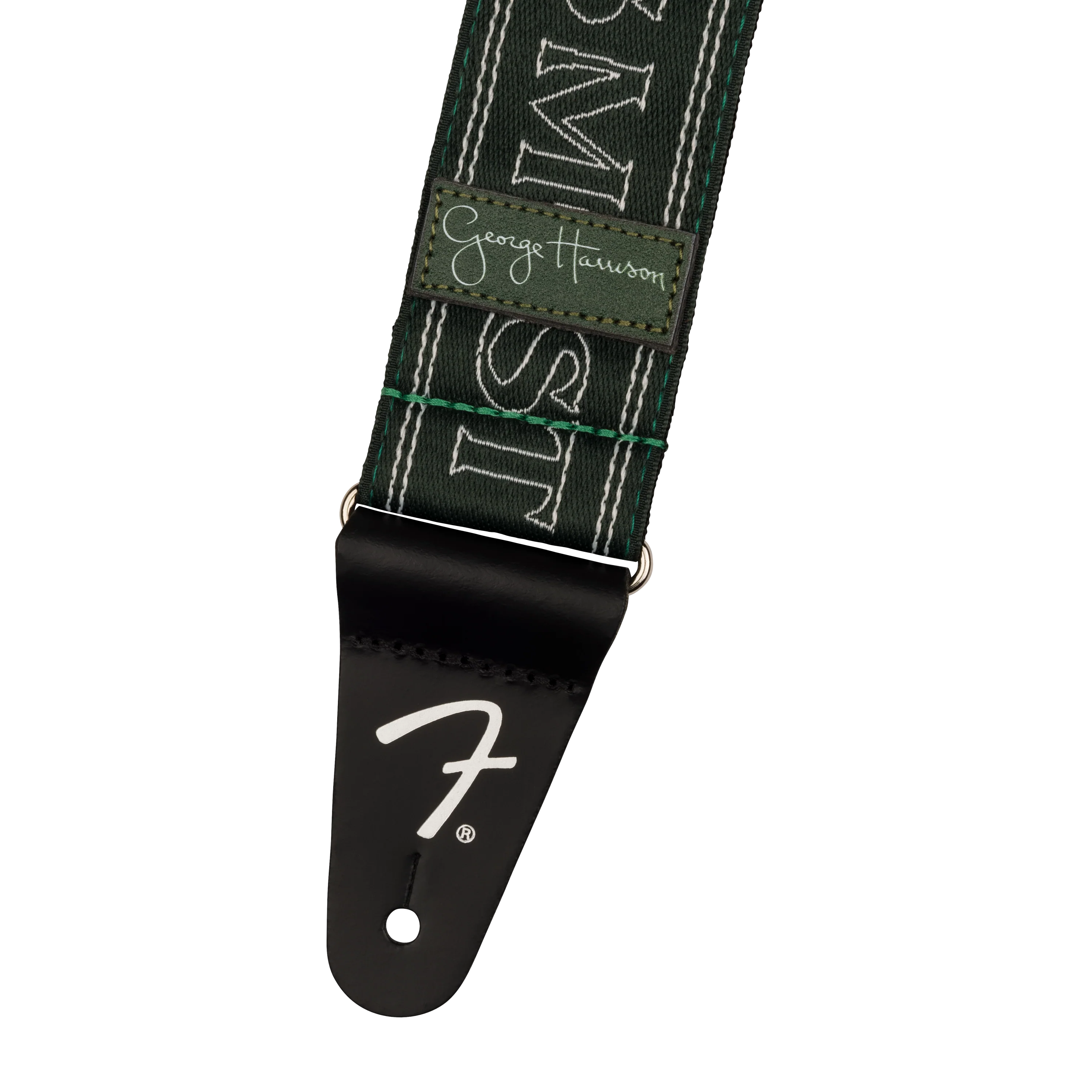 Fender George Harrison All Things Must Pass Logo Strap Green - Image 2
