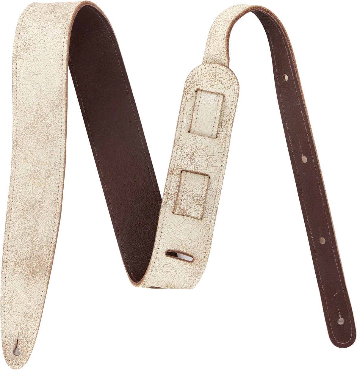Fender George Harrison All Things Must Pass Logo Strap White/Black 2" Strap