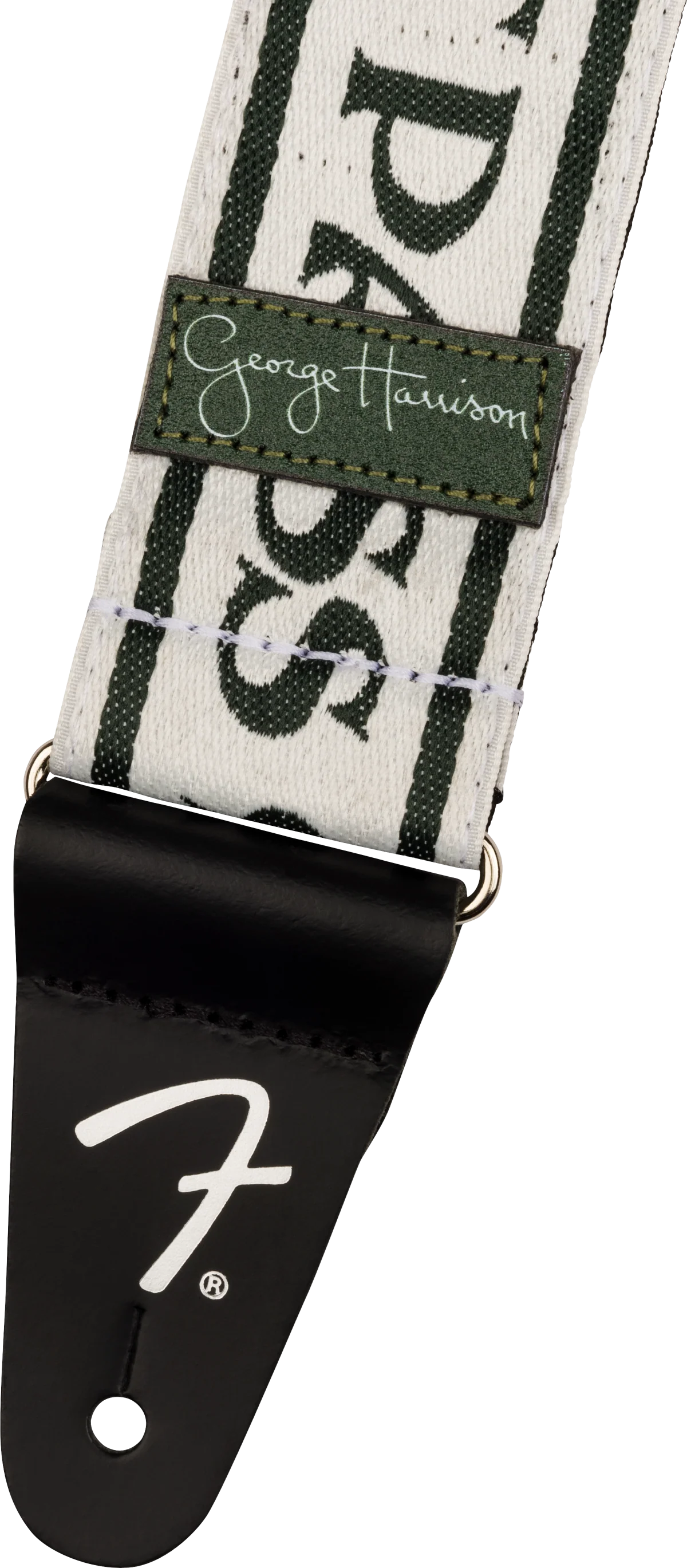 Fender George Harrison All Things Must Pass Logo Strap White/Black 2" Strap - Image 3
