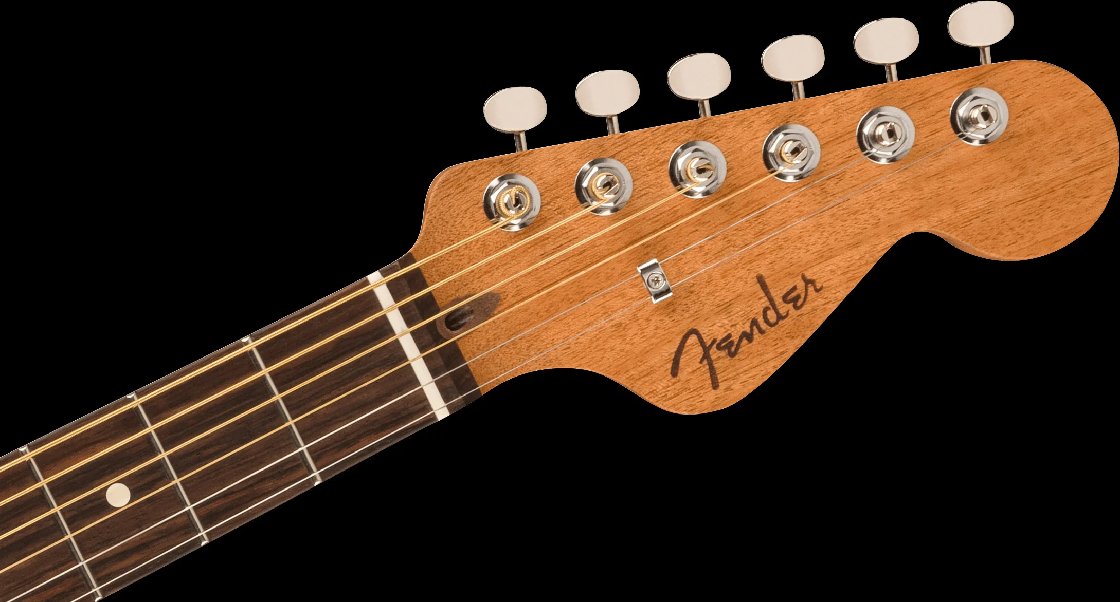 Fender Highway Series Parlor All-Mahogany Acoustic Guitar With Gig Bag - Image 7
