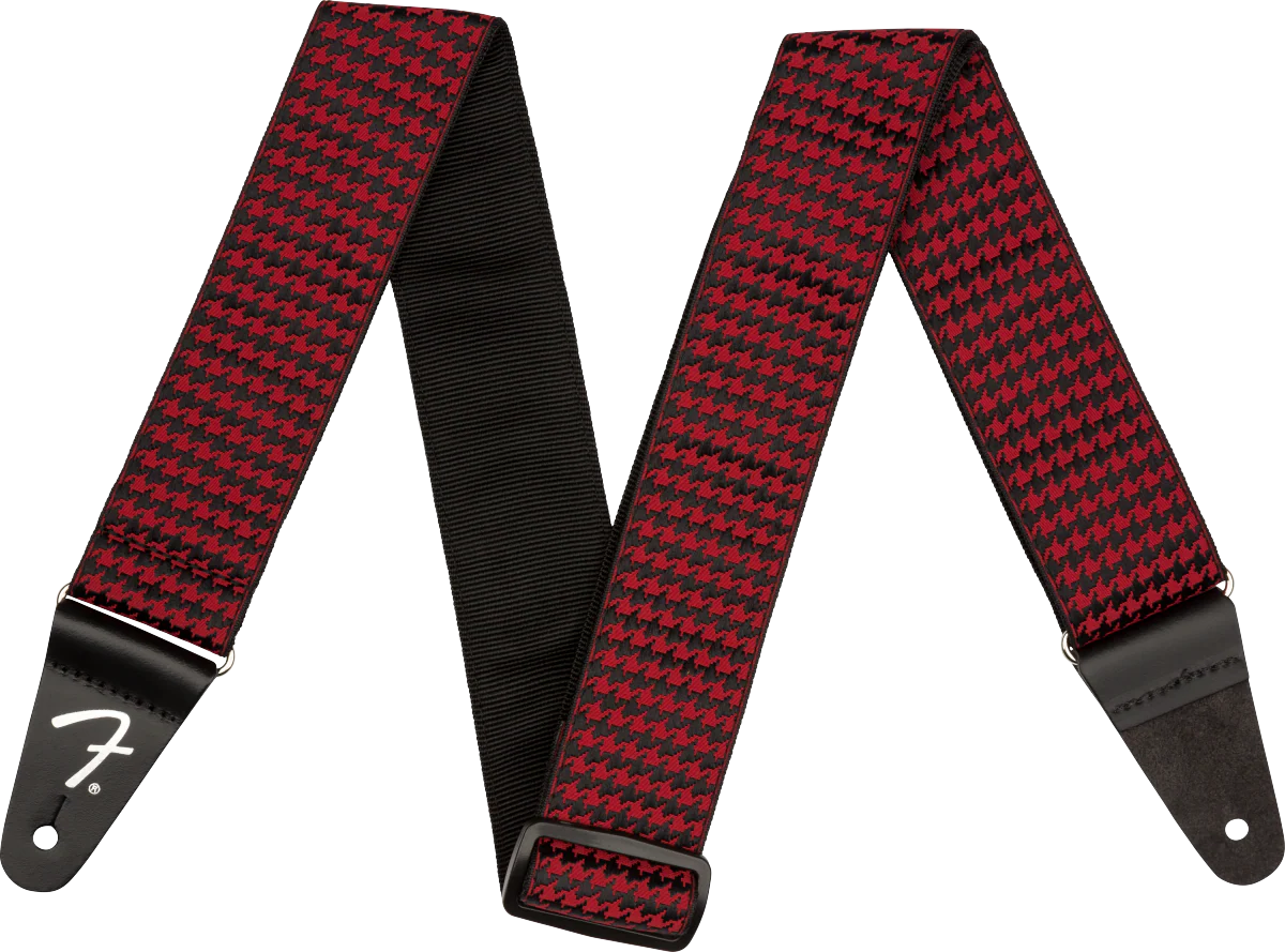 Fender Houndstooth Strap Red