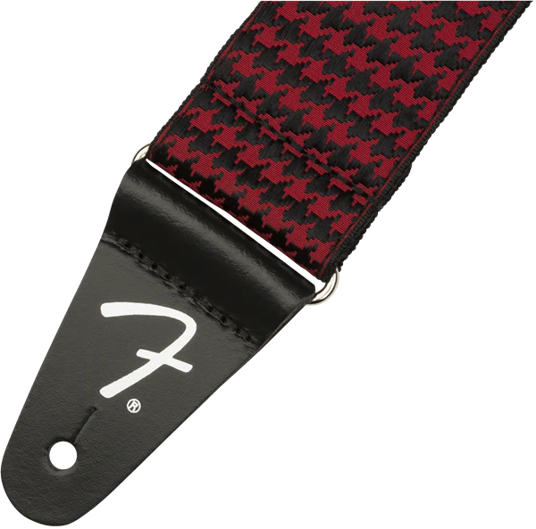 Fender Houndstooth Strap Red - Image 2