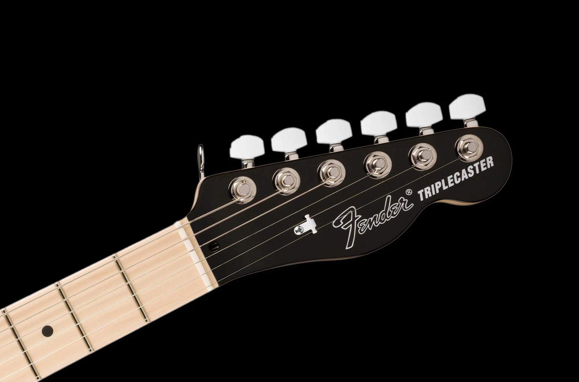 Fender Jack White Triplecaster Maple Fingerboard Black (Chambered) With Case - Image 6