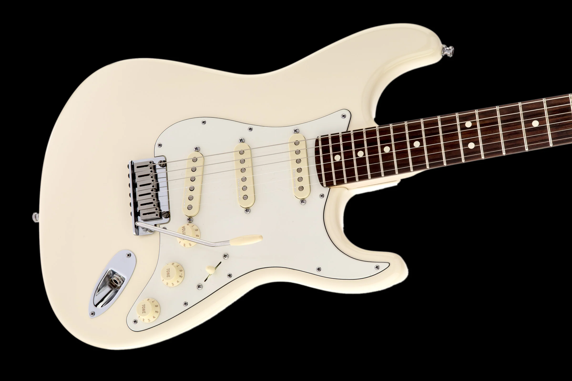Fender Artist Series Jeff Beck Stratocaster Olympic White with Case - Image 4
