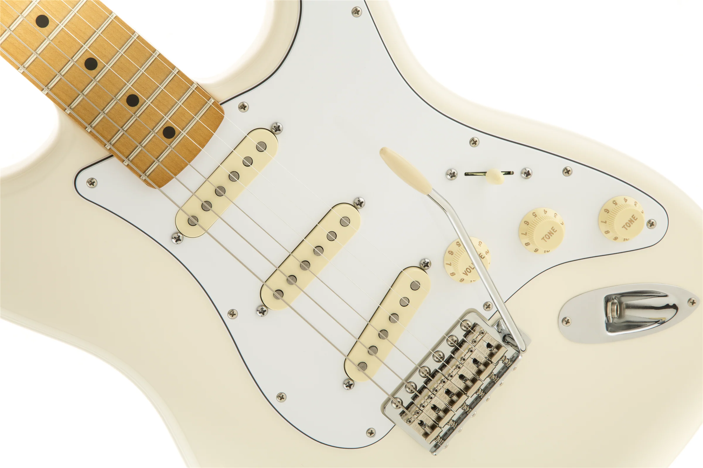 Fender Artist Series Jimi Hendrix Stratocaster White - Image 3