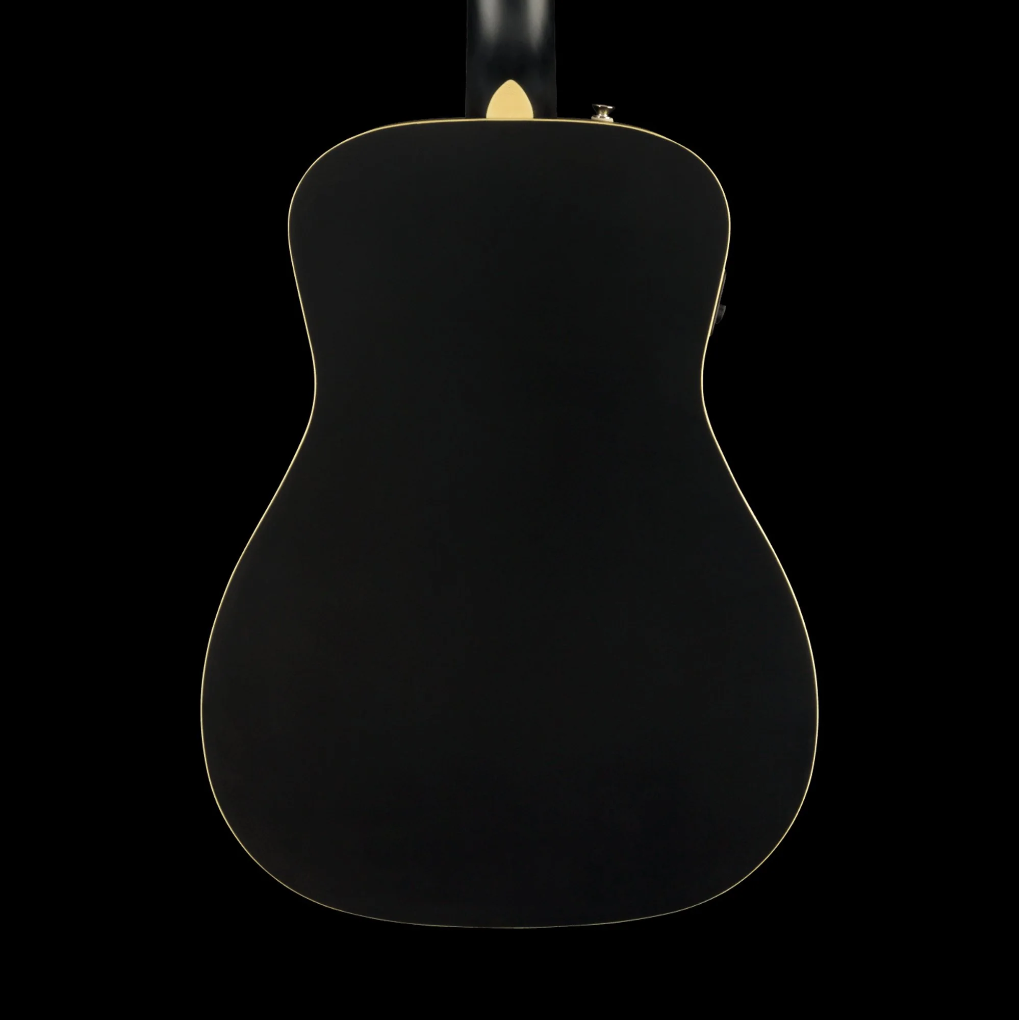 Fender Joe Strummer Campfire Matte Black Acoustic Electric Guitar with Gig Bag - Image 2