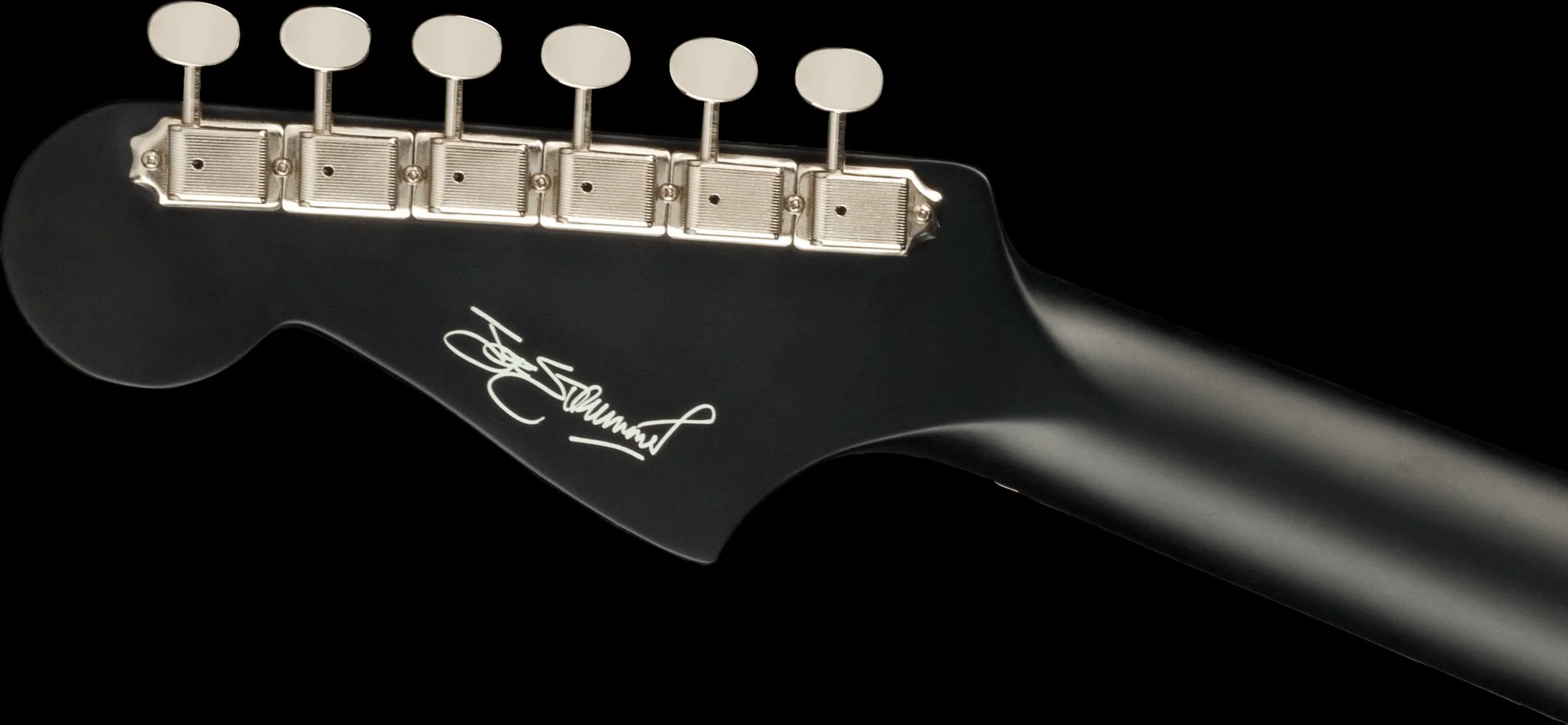 Fender Joe Strummer Campfire Matte Black Acoustic Electric Guitar with Gig Bag - Image 8