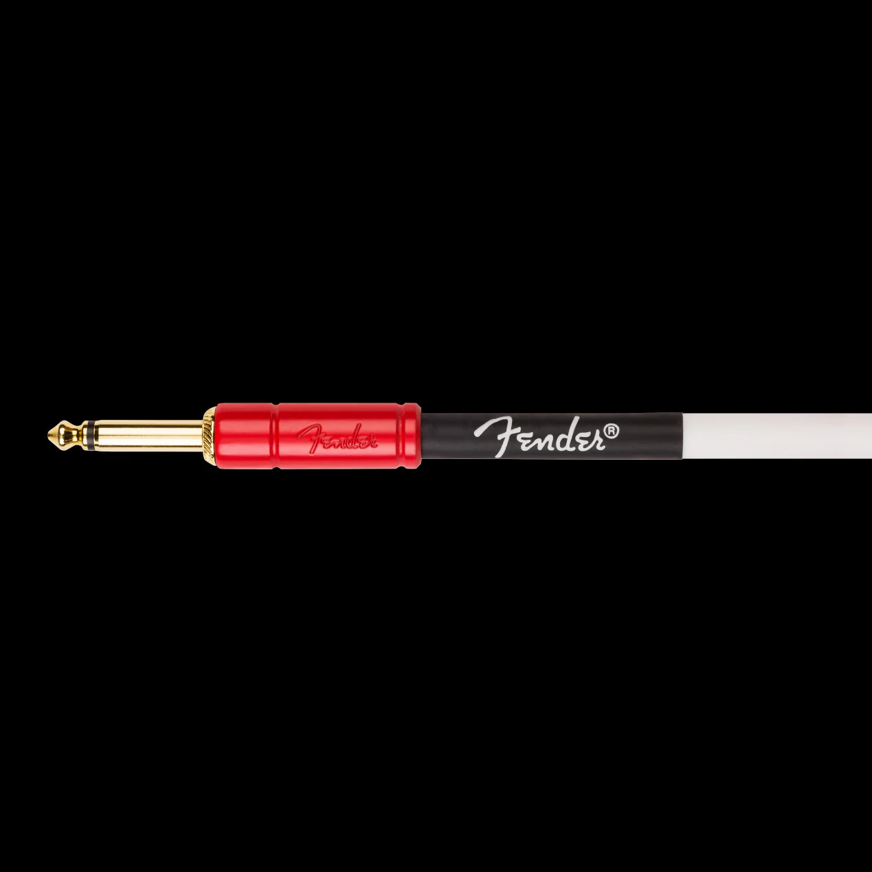 Fender John 5 Instrument Cable 10-ft. White and Red - Image 4