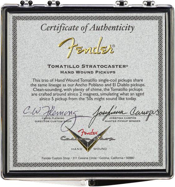 Fender Custom Shop Josefina Handwound Tomatillo Stratocaster Pickups - Image 4