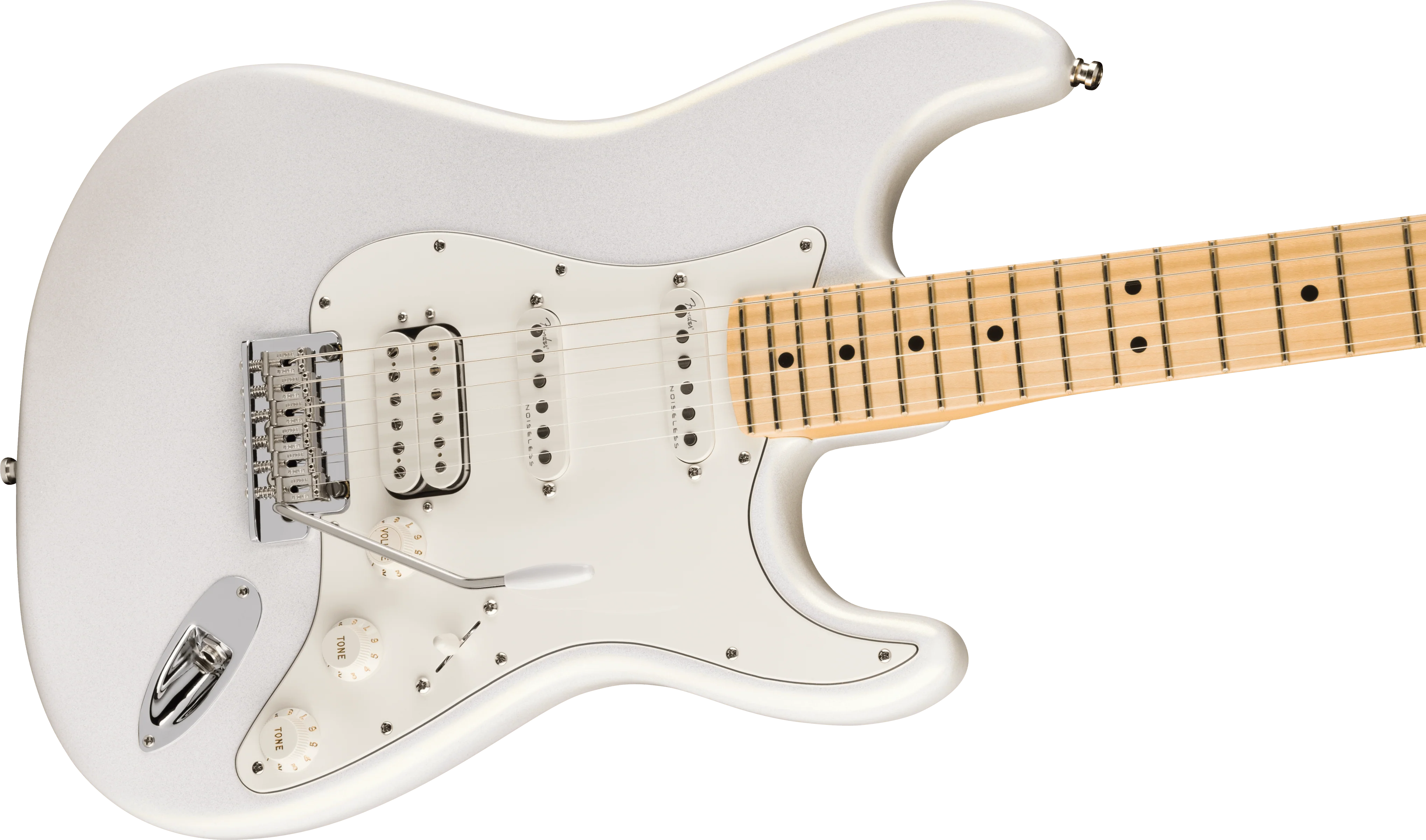 Fender Juanes Stratocaster Luna White with Case - Image 4