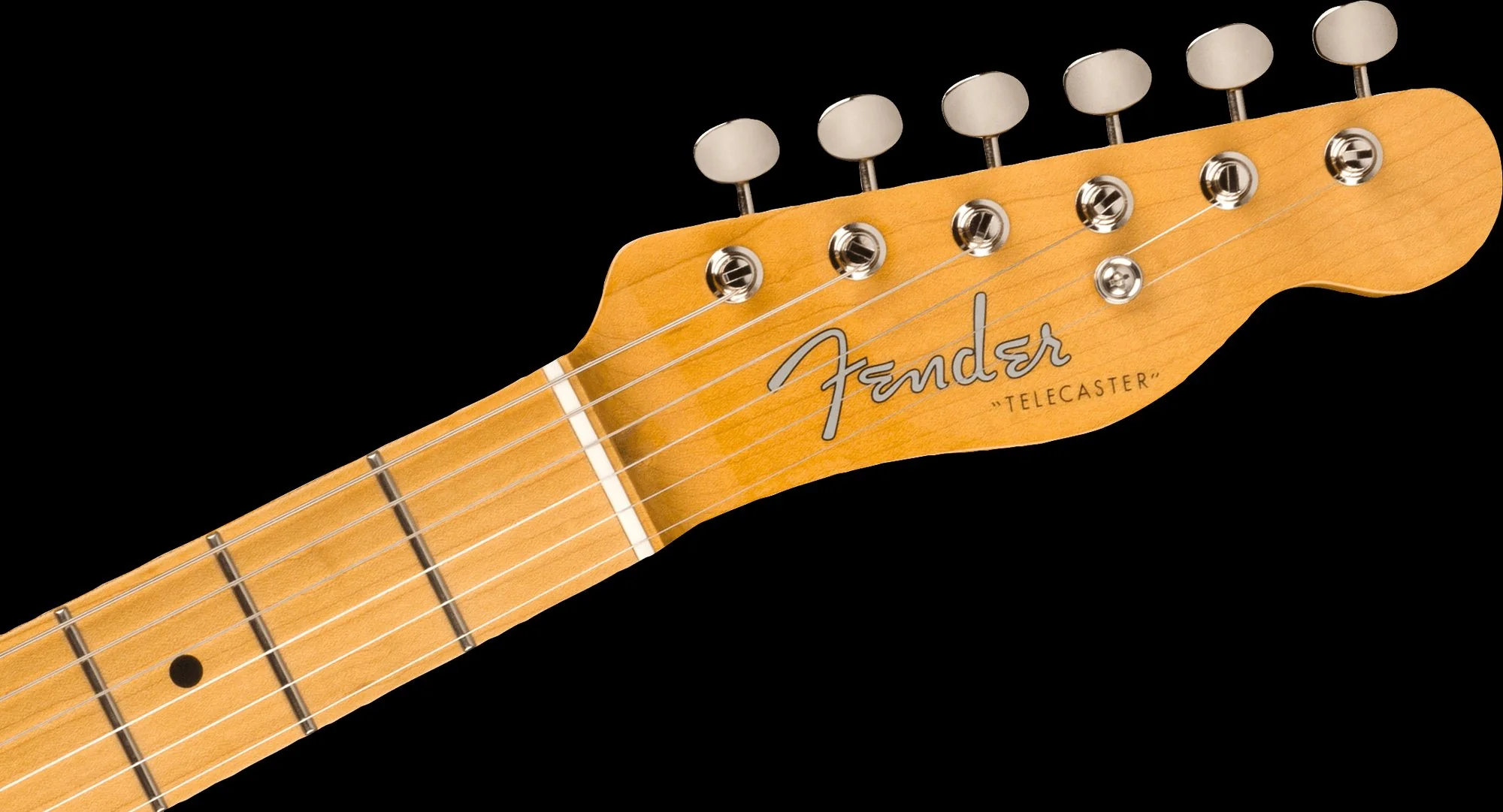 Fender JV Modified '50s Telecaster Maple Board White Blonde Guitar With Gig Bag - Image 6