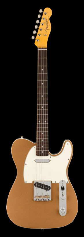 Fender JV Modified '60s Custom Telecaster Firemist Gold With Gig Bag - Image 2