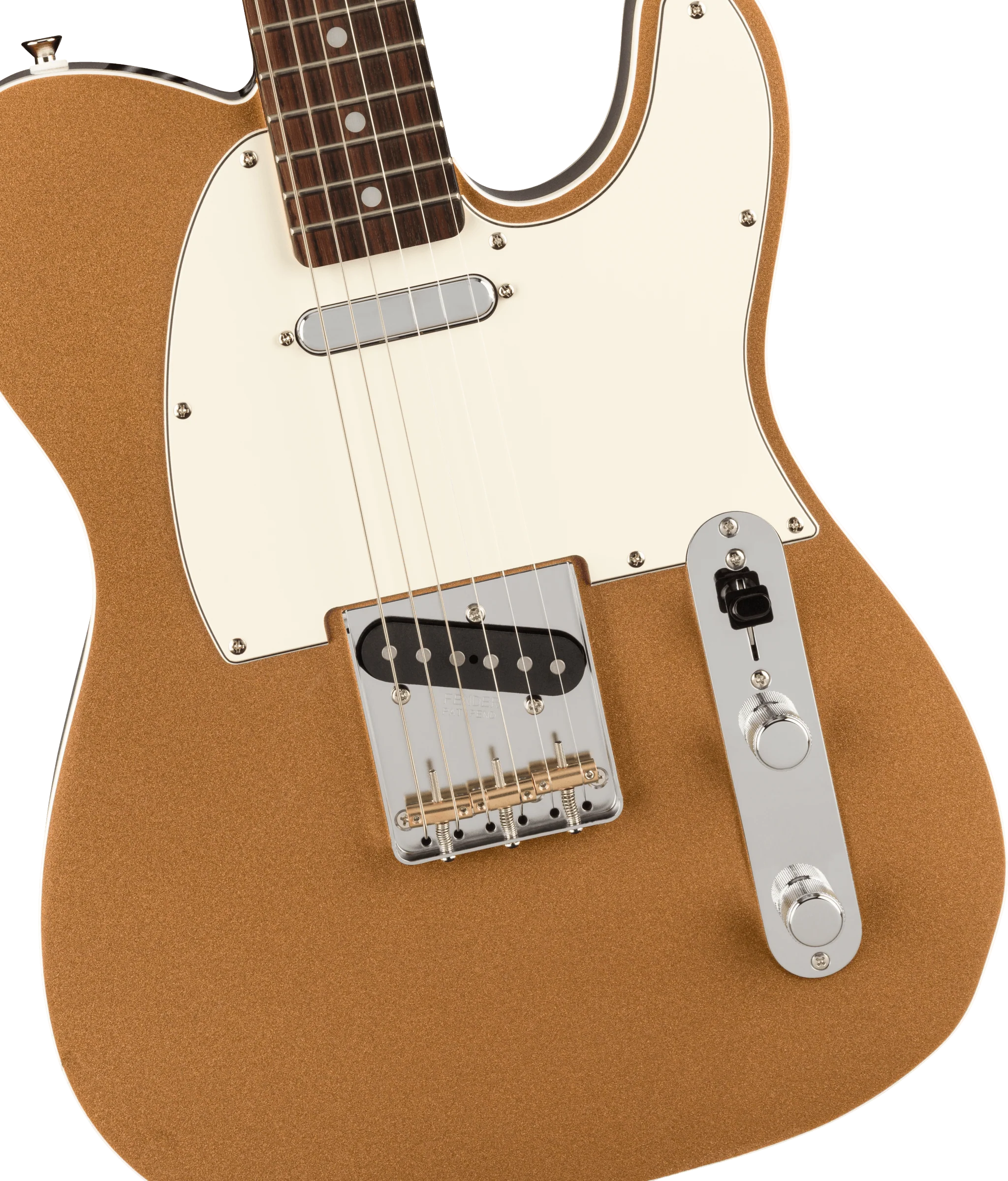 Fender JV Modified '60s Custom Telecaster Firemist Gold With Gig Bag - Image 4