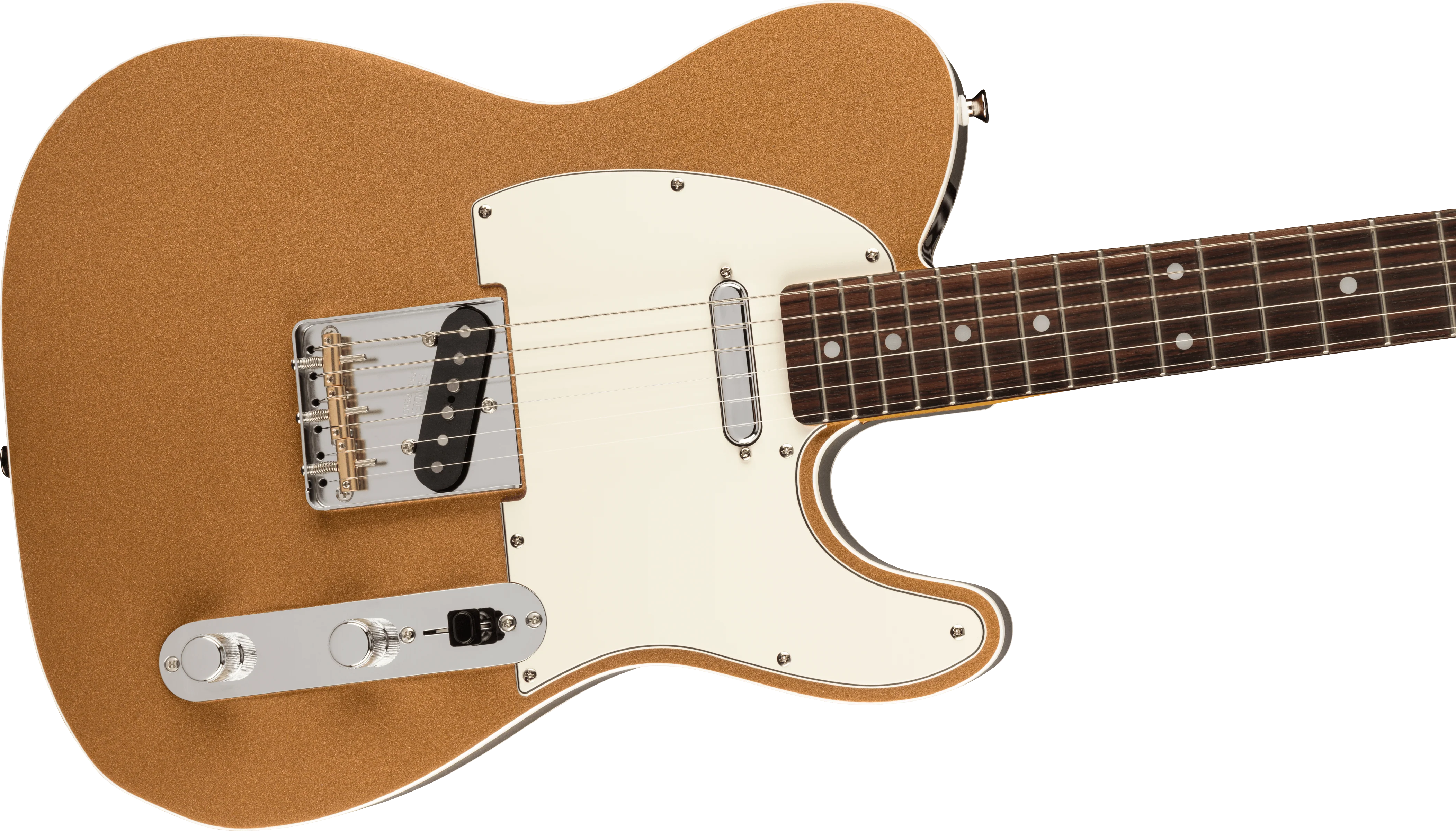Fender JV Modified '60s Custom Telecaster Firemist Gold With Gig Bag - Image 5