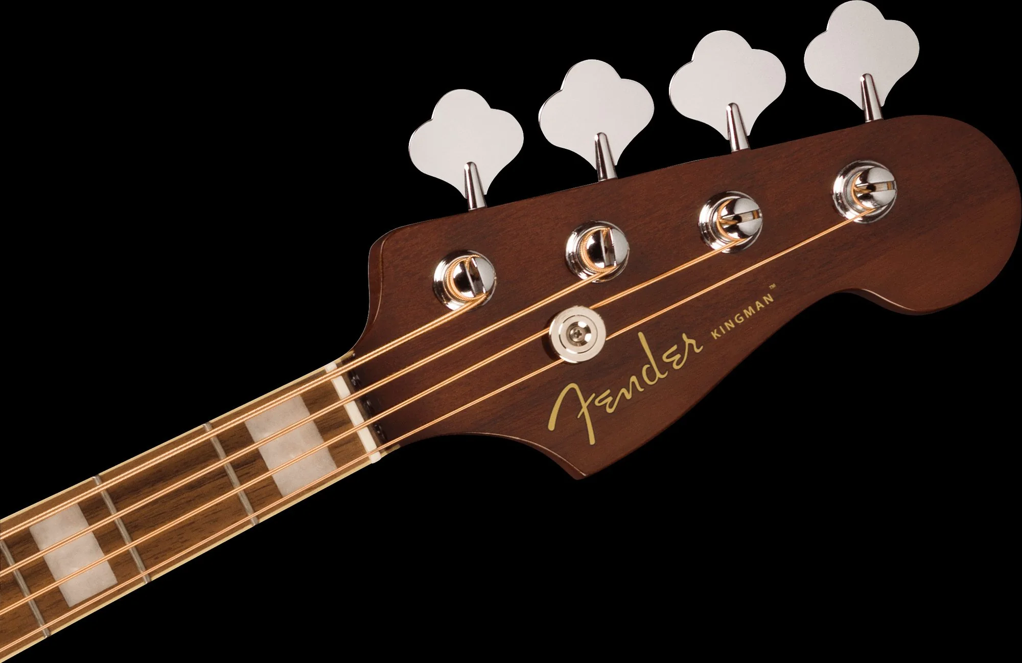 Fender Kingman Bass Black Pickguard Shaded Edge Burst With Bag - Image 6