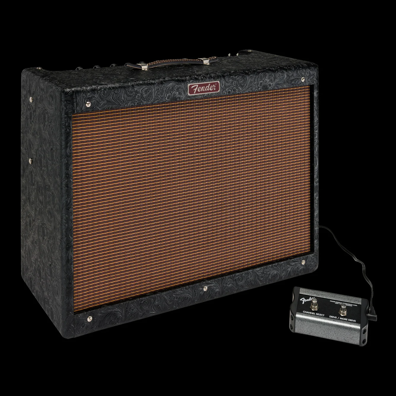 Fender Limited Edition 30th Anniversary Hot Rod Deluxe Black Western Guitar Amp Combo - Image 4