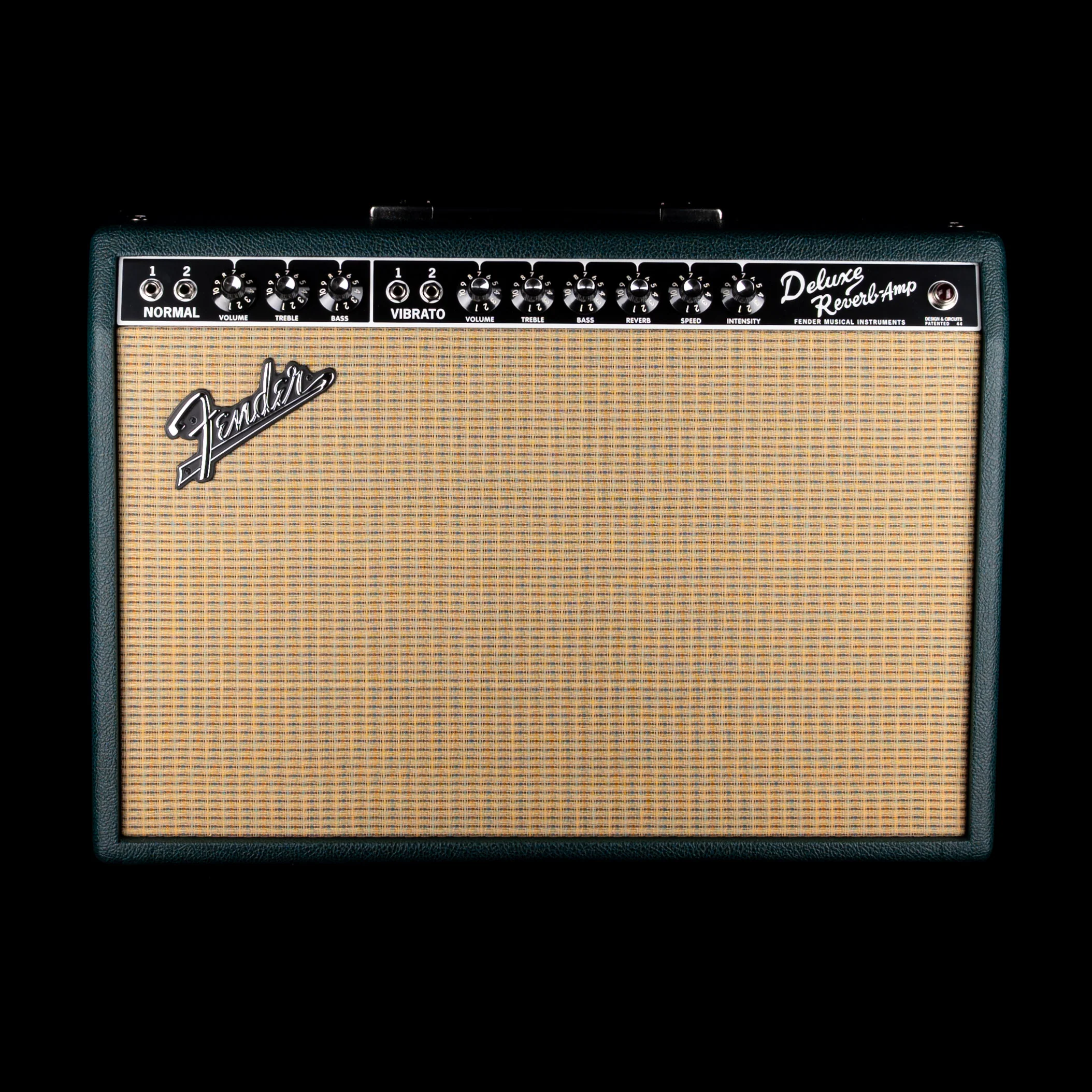 Fender Limited Edition '65 Deluxe Reverb Guitar Amplifier British Racing Green