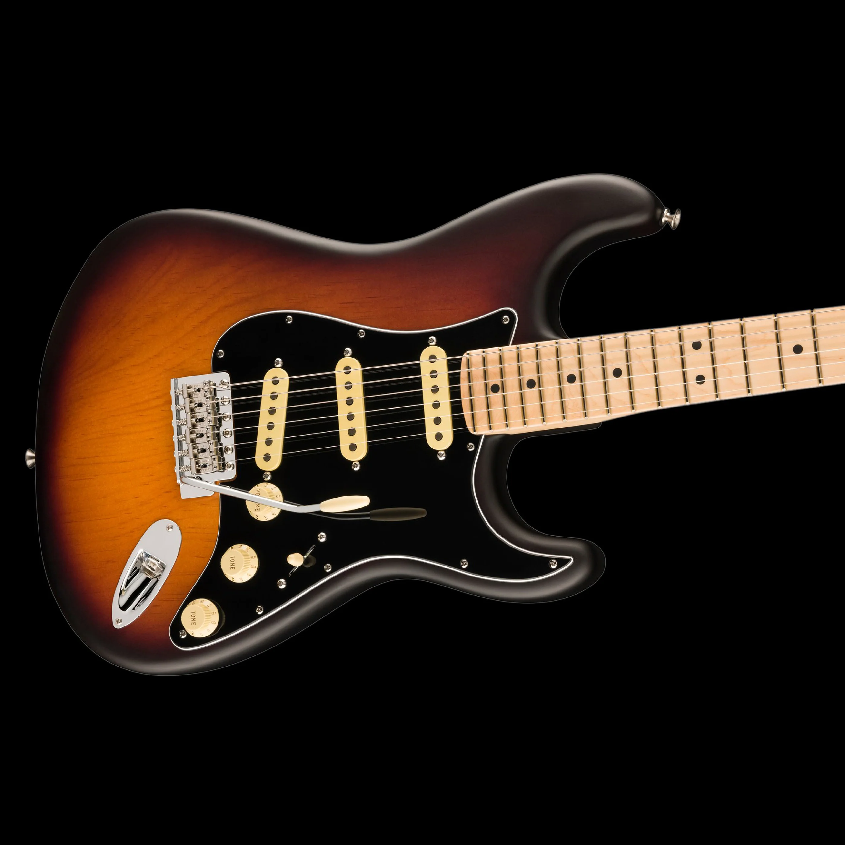 Fender Limited Edition American Performer Timber Stratocaster Sugar Pine 2-Color Sunburst With Gig Bag - Image 5