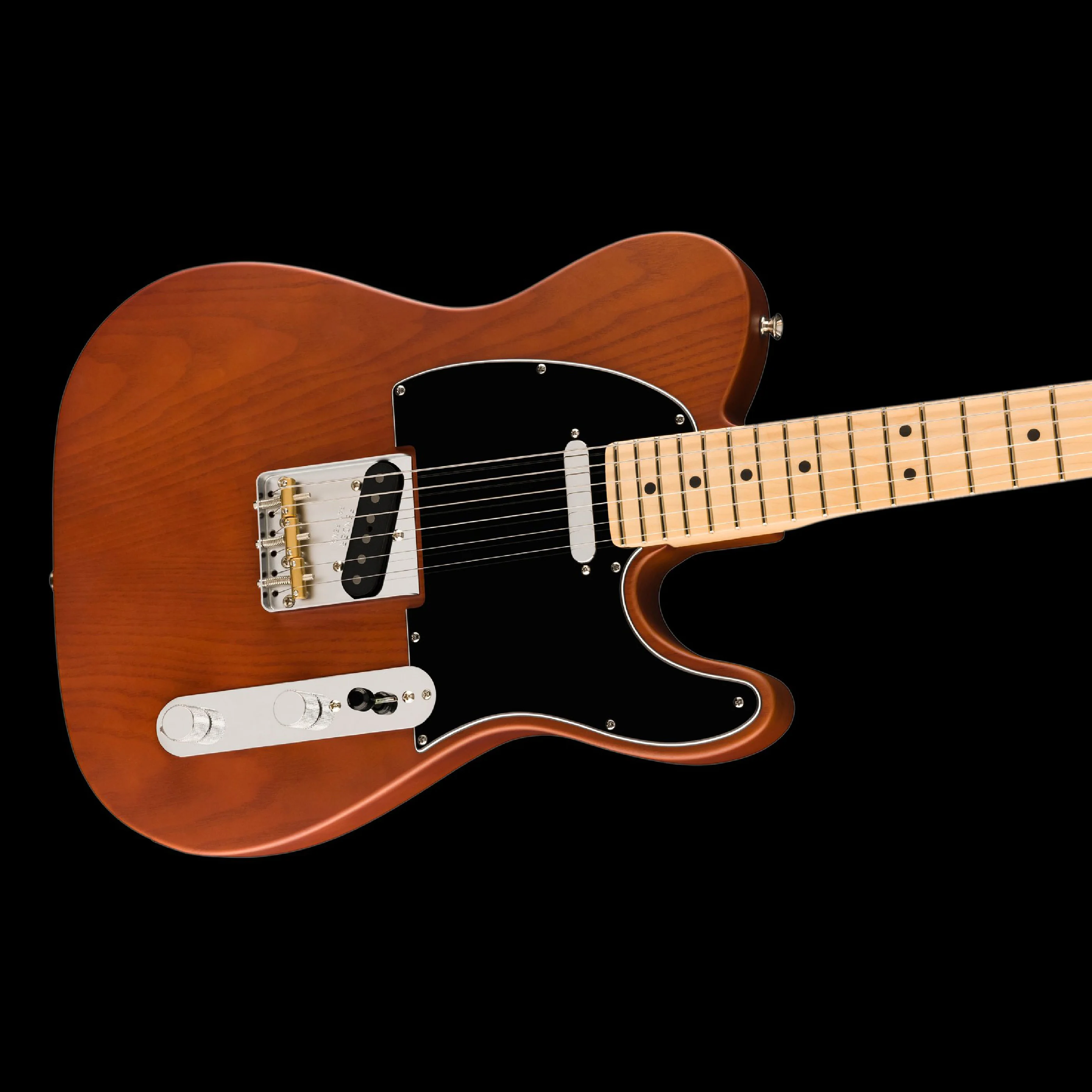 Fender Limited Edition American Performer Timber Telecaster Sassafras Mocha With Gig Bag - Image 5