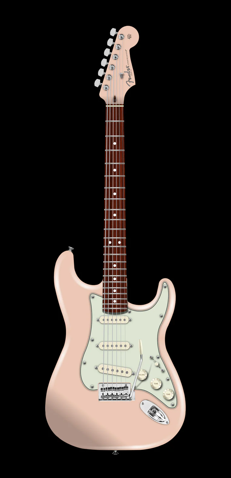 Fender Limited Edition American Professional II Stratocaster Shell Pink With Case - Image 2