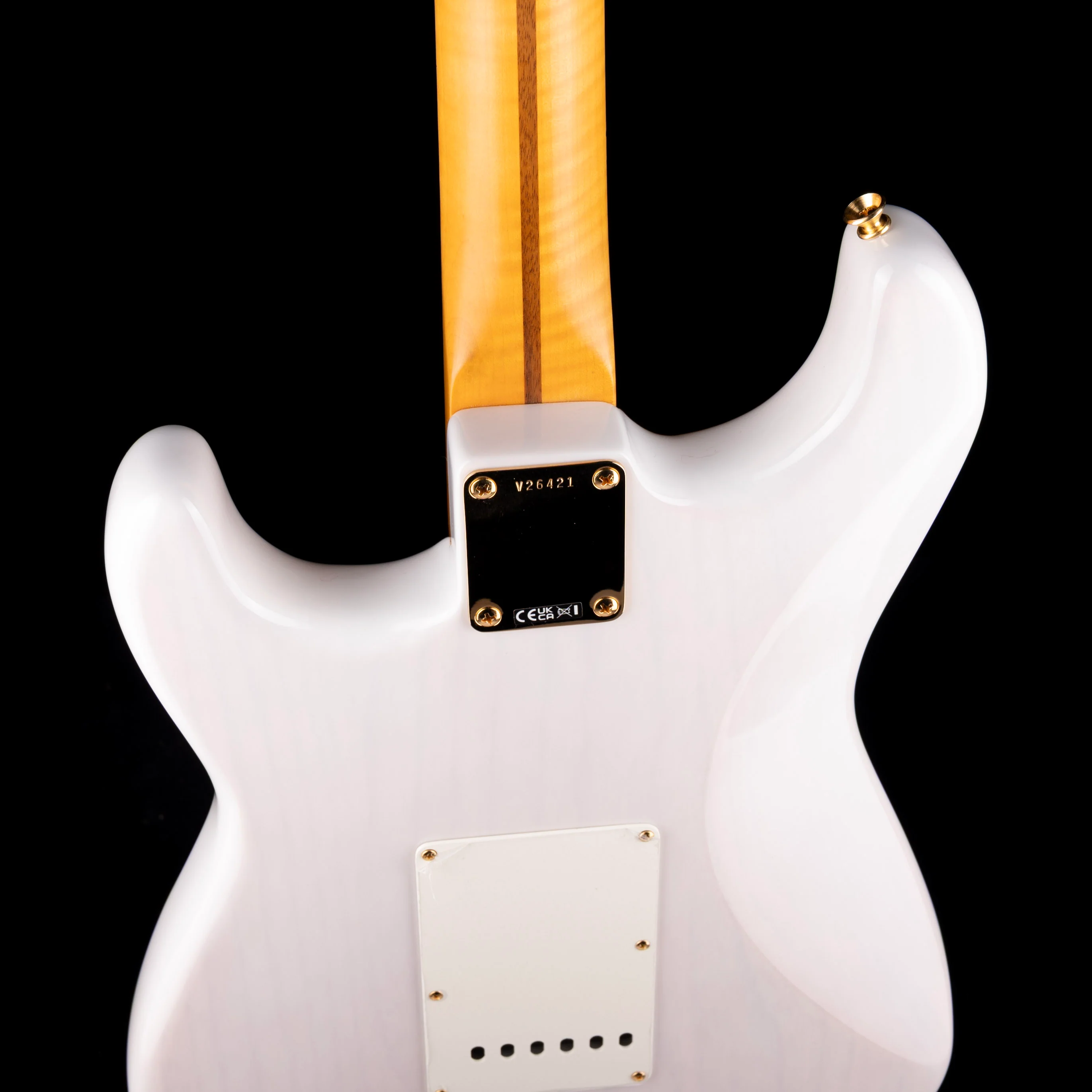 Fender Limited Edition American Vintage II 1957 Stratocaster Flame White Blonde With Case - Image 10