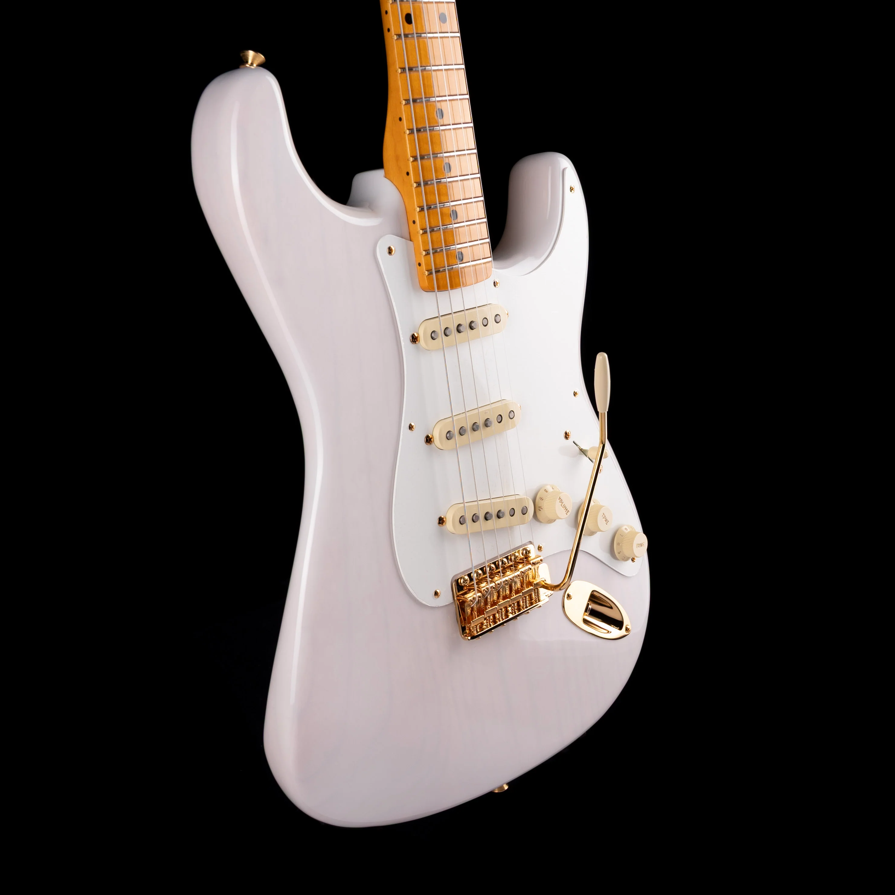Fender Limited Edition American Vintage II 1957 Stratocaster Flame White Blonde With Case - Image 6