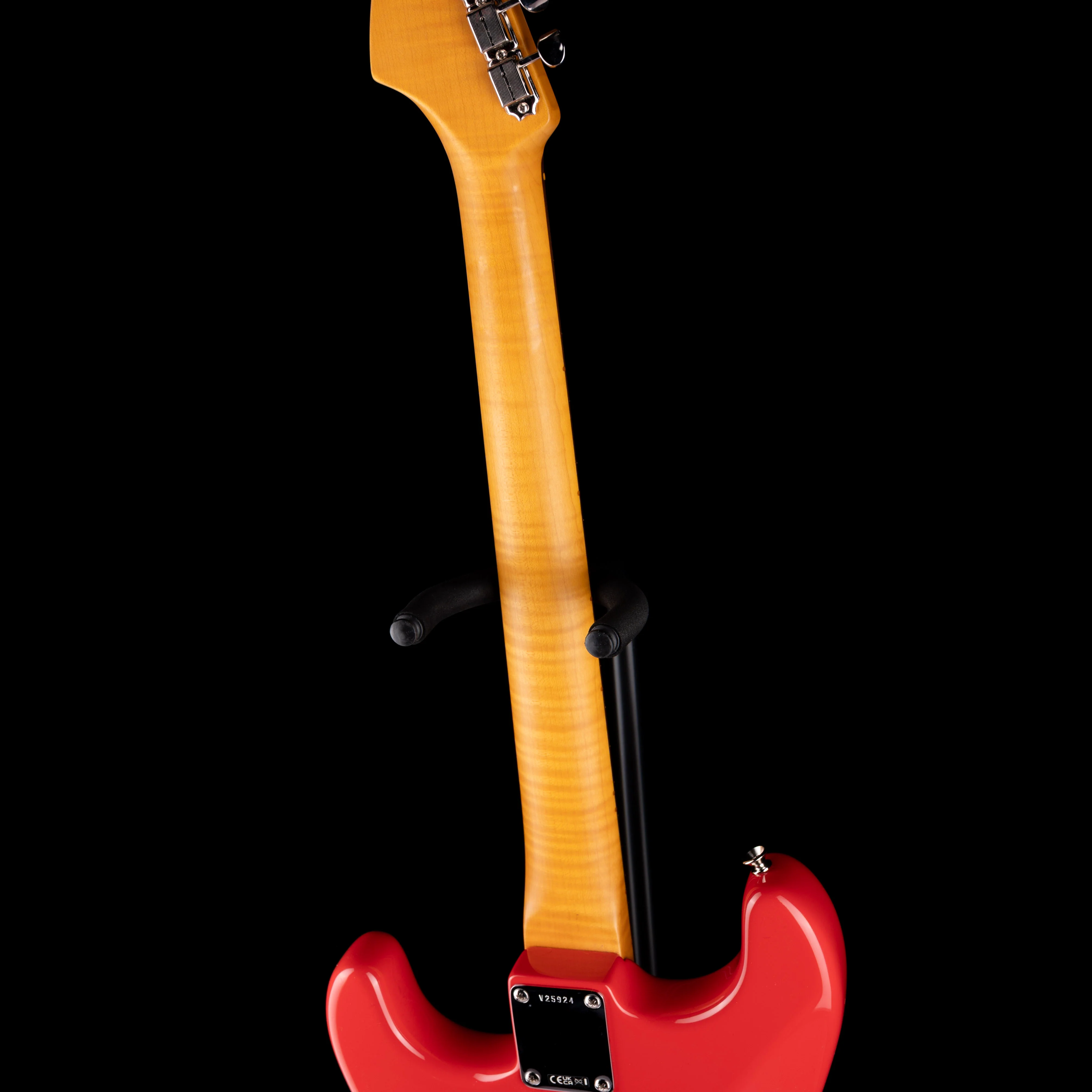 Fender Limited Edition American Vintage II 1961 Stratocaster AAA Flame Maple Fiesta Red With Case - Image 12